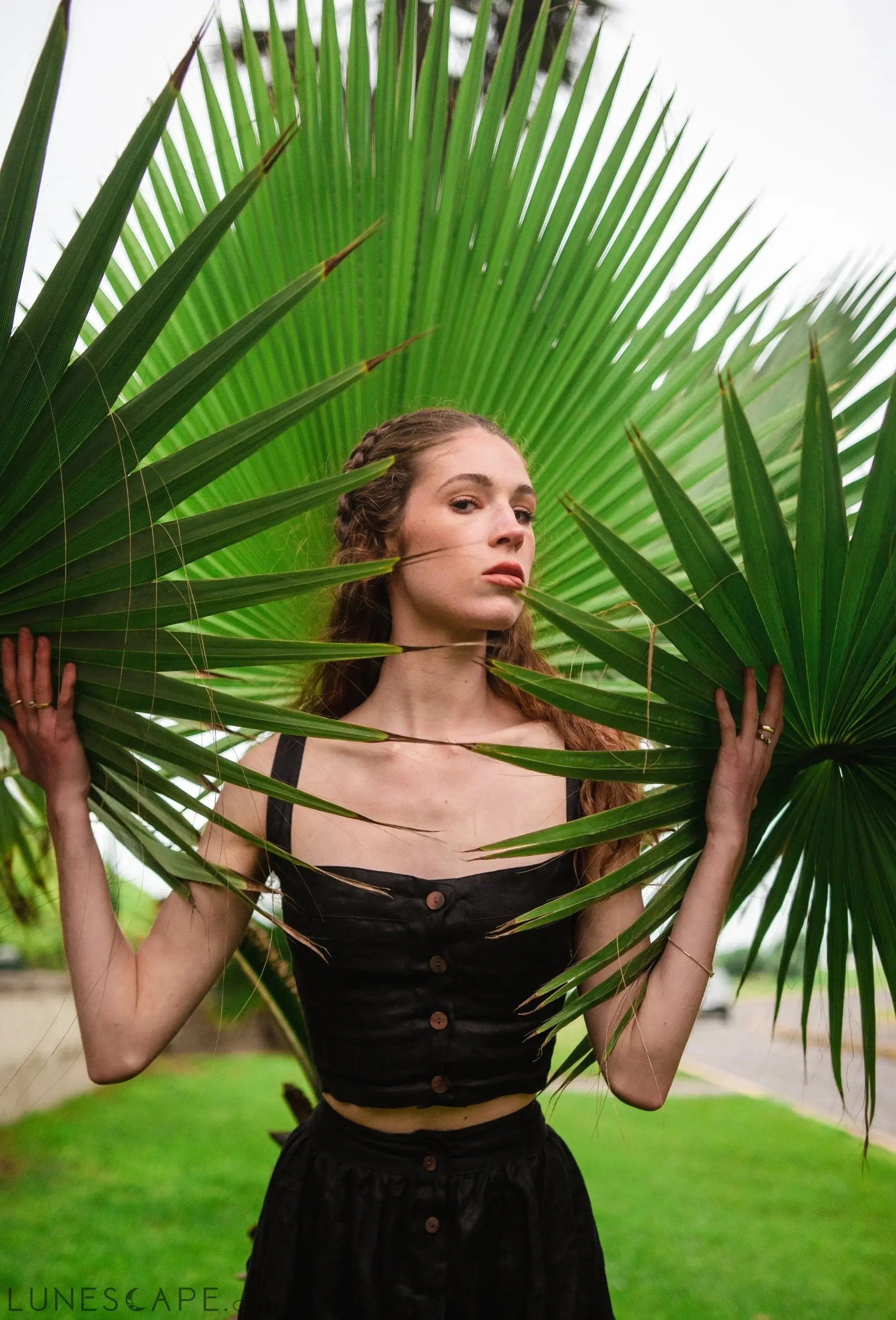 Theodora Bustier - Black LUNESCAPE