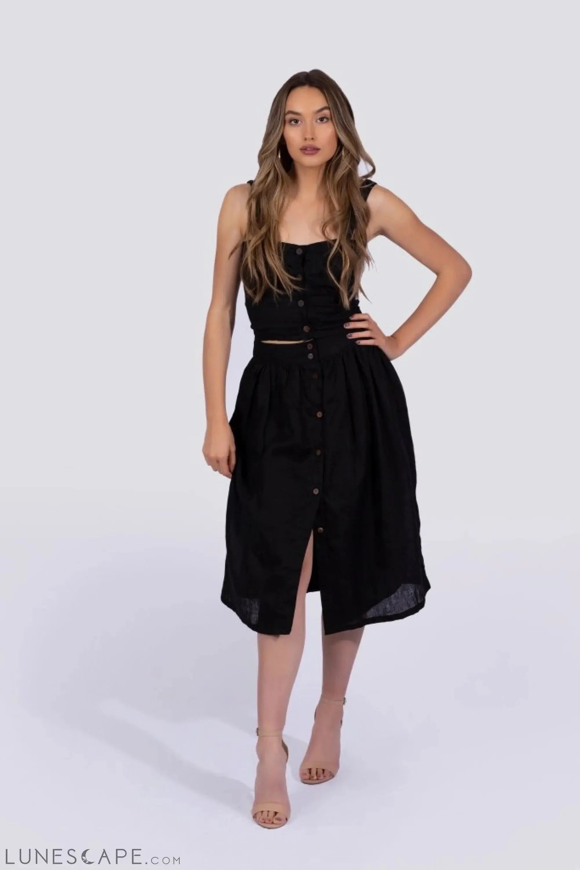 Theodora Bustier - Black LUNESCAPE