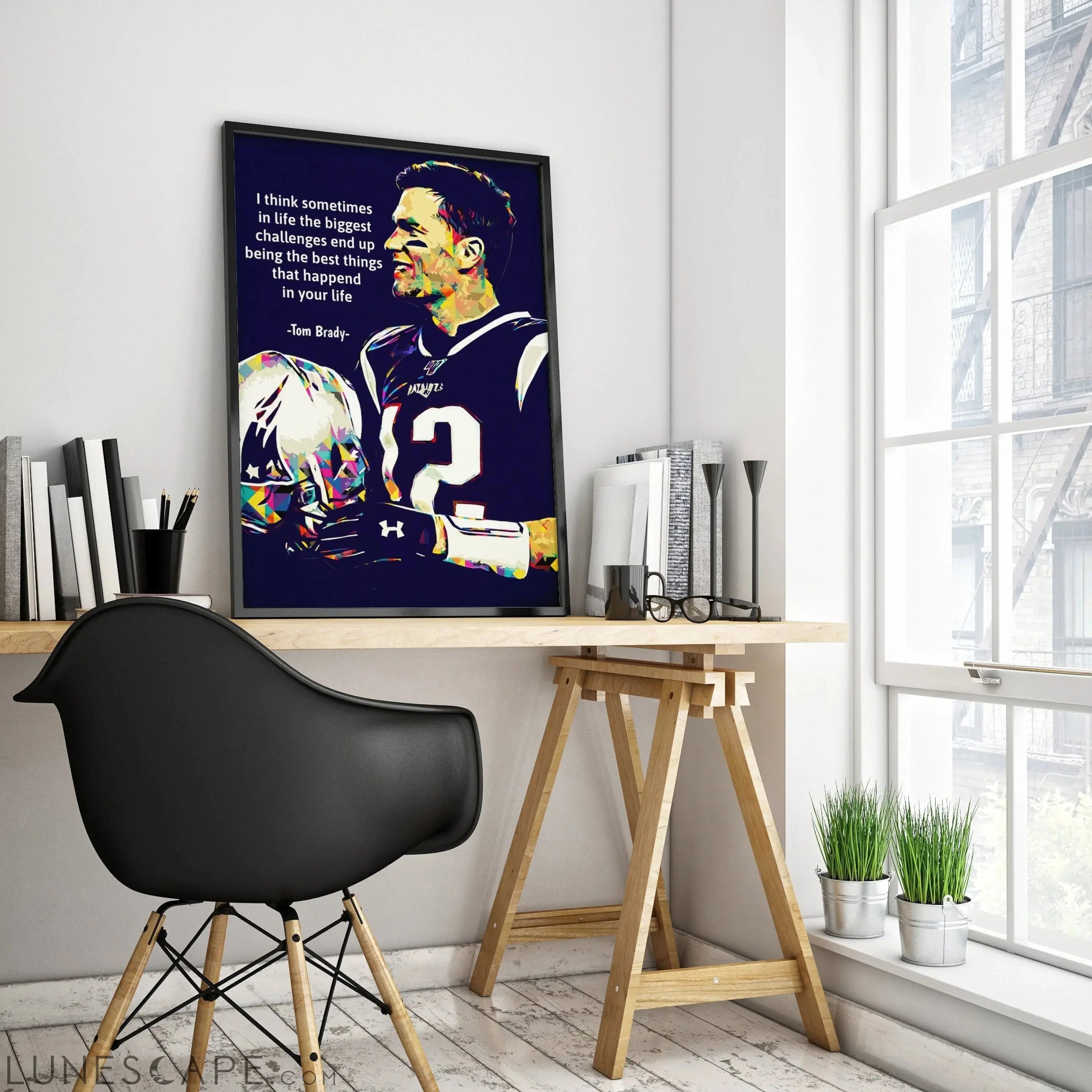 Tom Brady Poster LUNESCAPE