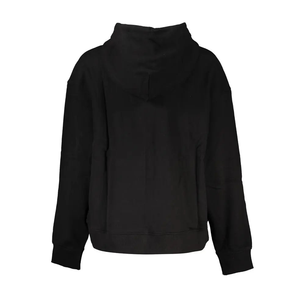 Tommy Hilfiger Black Cotton Women Sweatshirt LUNESCAPE