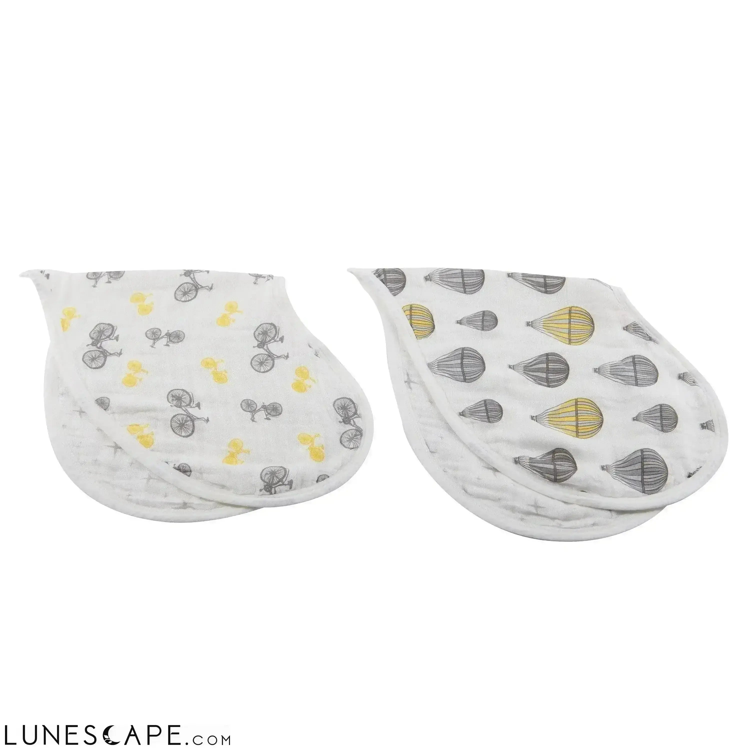 Traveler Heart Bibs - Set of 2 LUNESCAPE