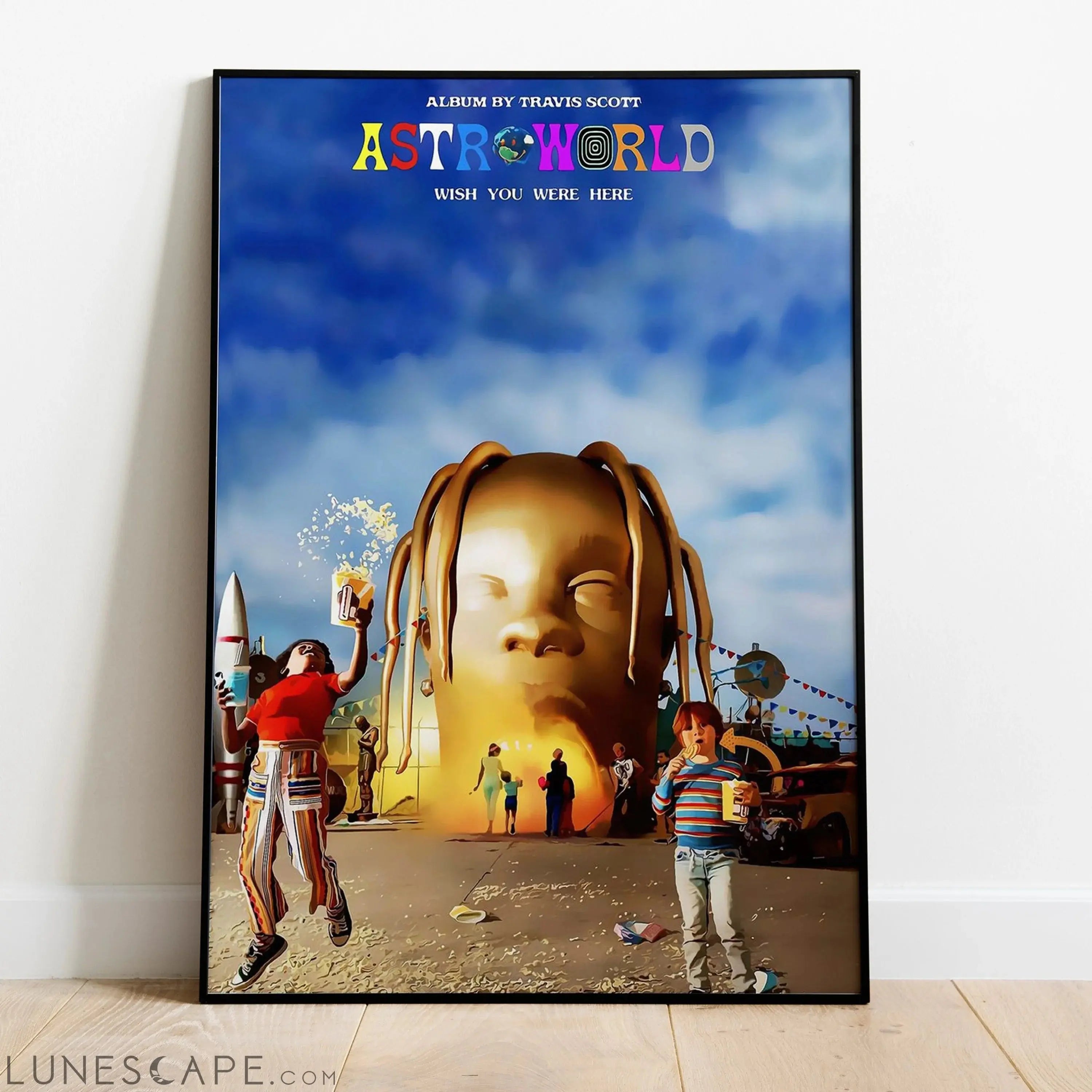 Travis Scott Poster Poster LUNESCAPE