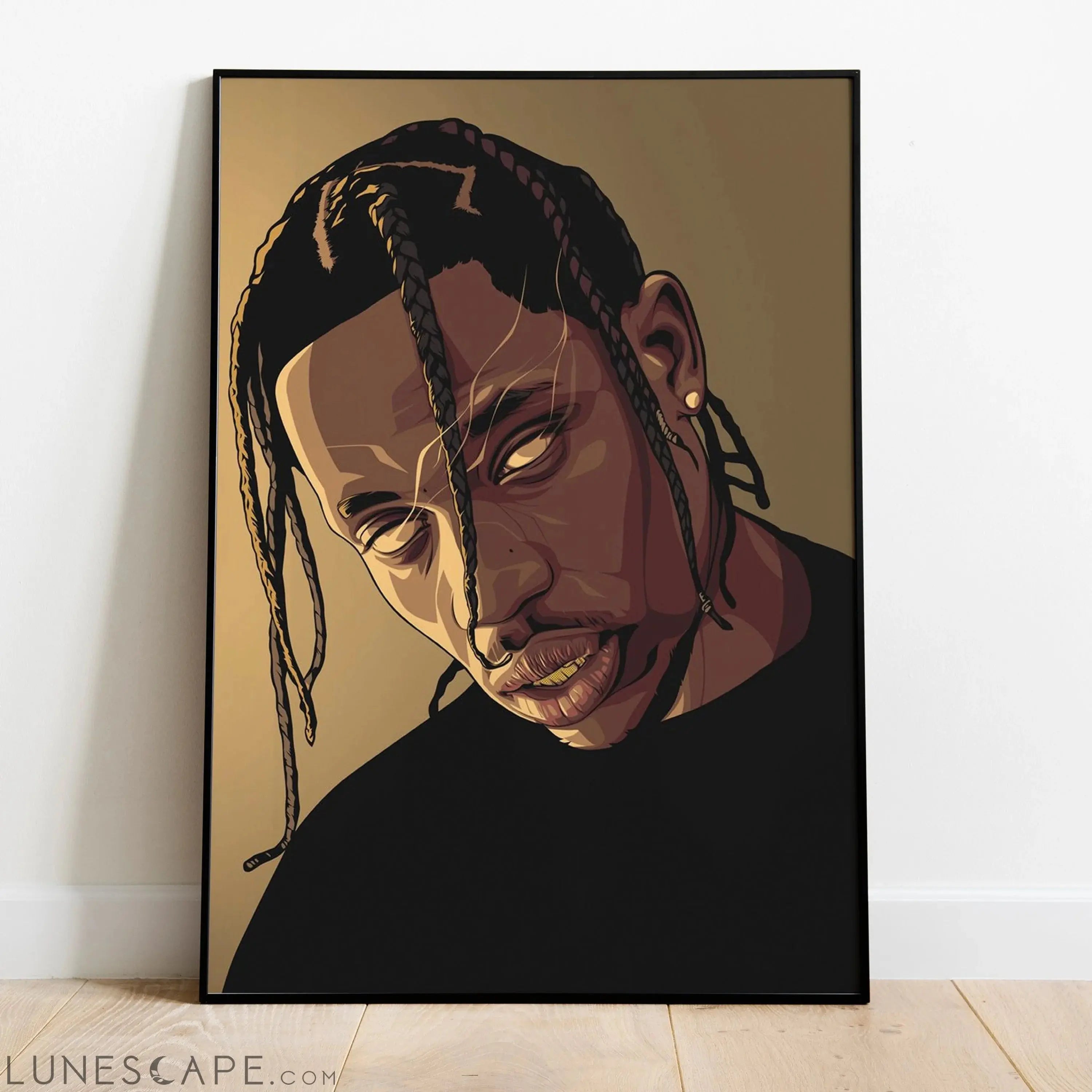 Travis Scott Wall Poster - Multiple Sizes LUNESCAPE