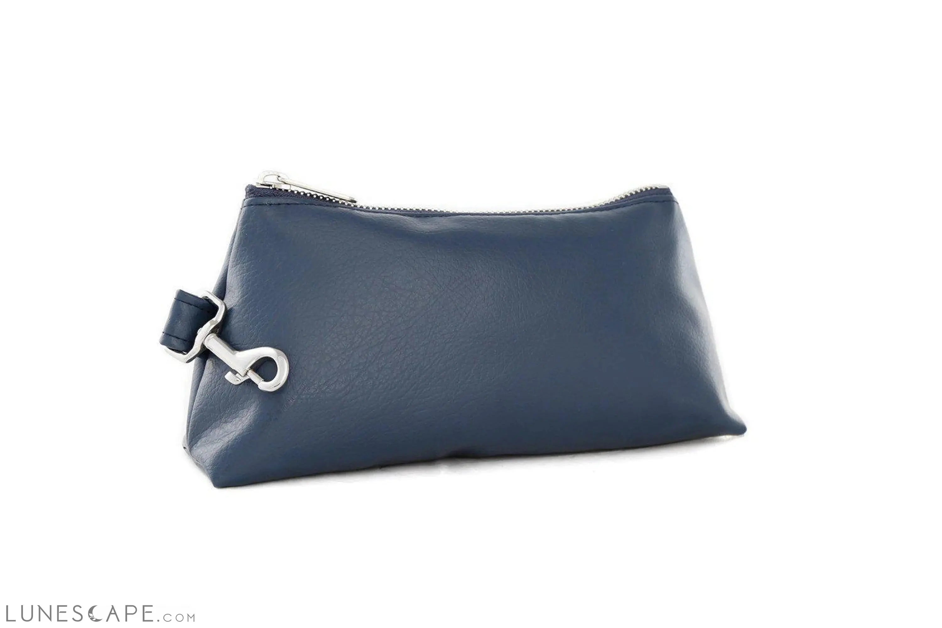 True Navy Vegan Leather Bag LUNESCAPE
