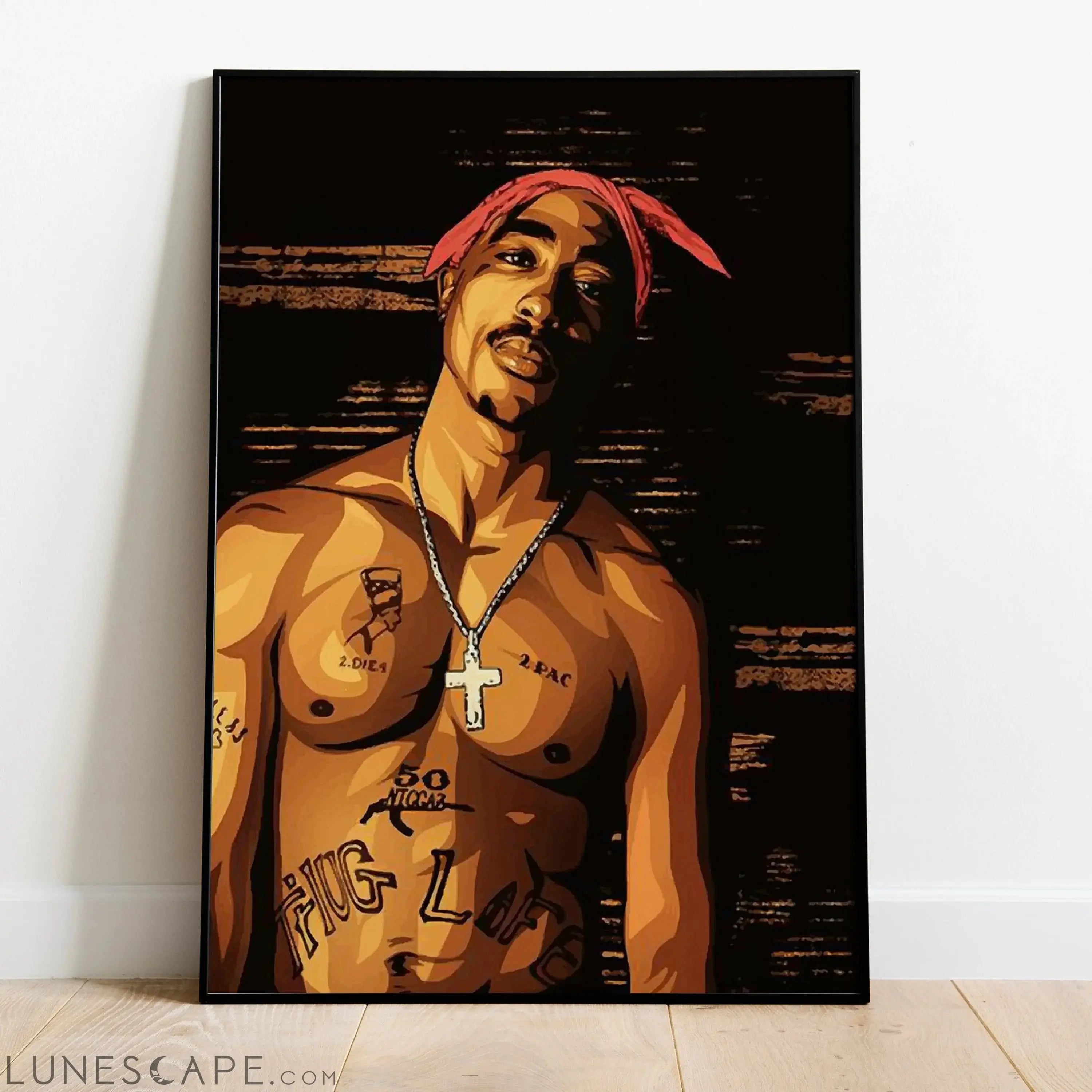 Tupac Shakur Poster LUNESCAPE