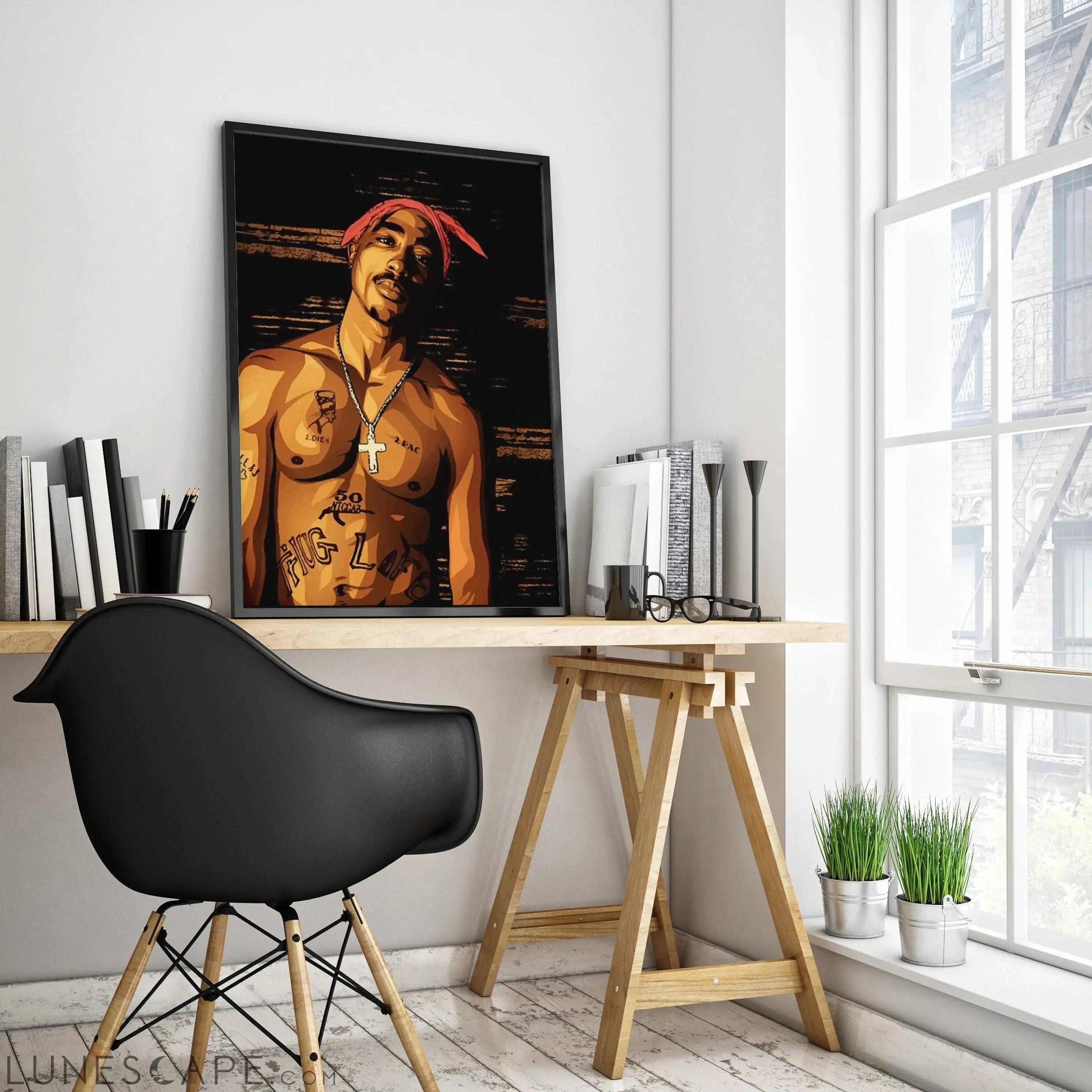 Tupac Shakur Poster LUNESCAPE