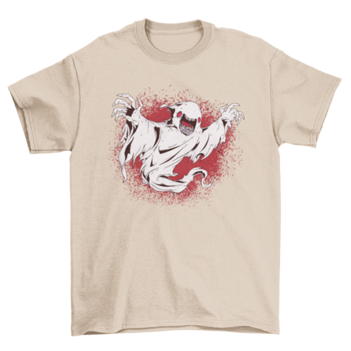 Creepy ghost t-shirt LUNESCAPE