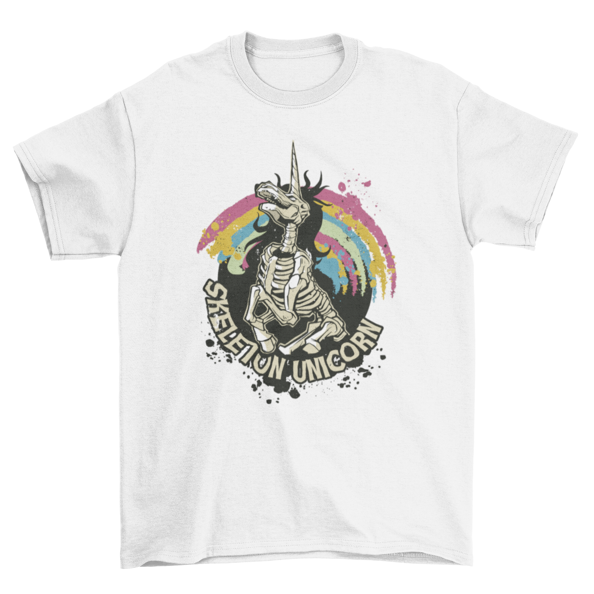 Skeleton unicorn t-shirt LUNESCAPE