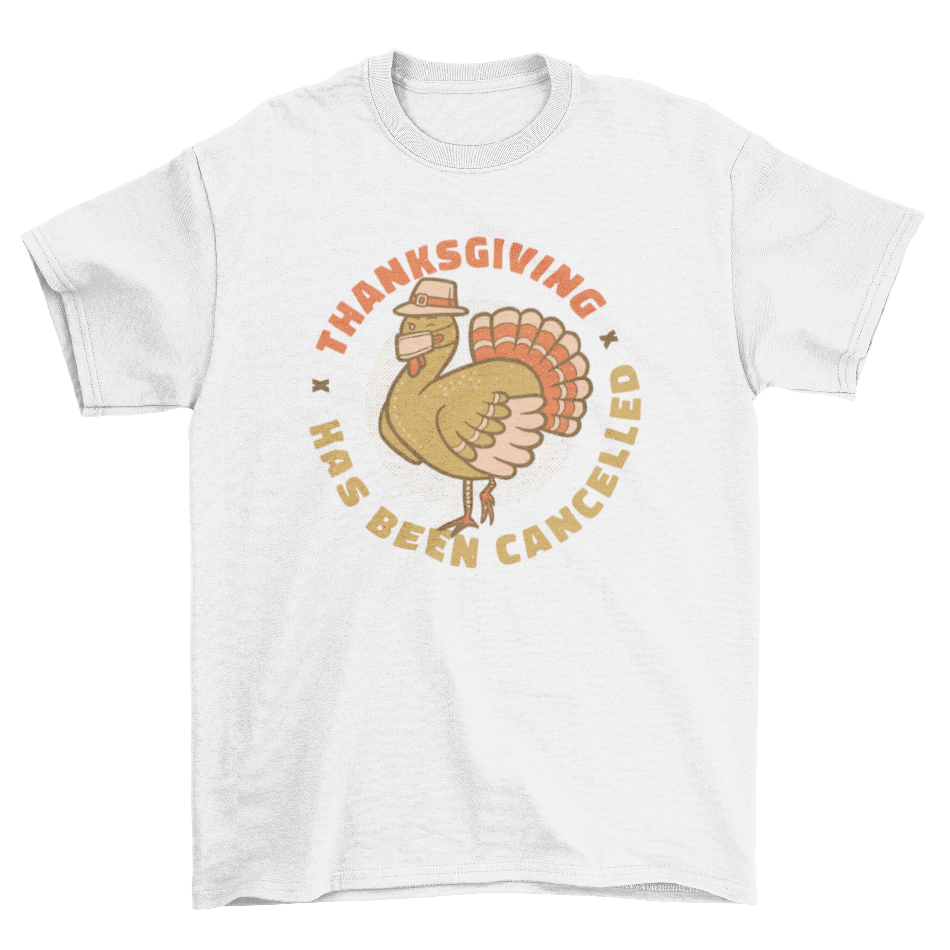 Cancelled thanksgiving t-shirt design LUNESCAPE