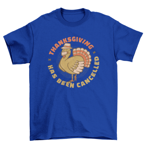 Cancelled thanksgiving t-shirt design LUNESCAPE