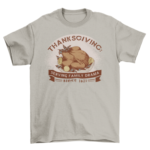 Anti-thanksgiving funny t-shirt LUNESCAPE