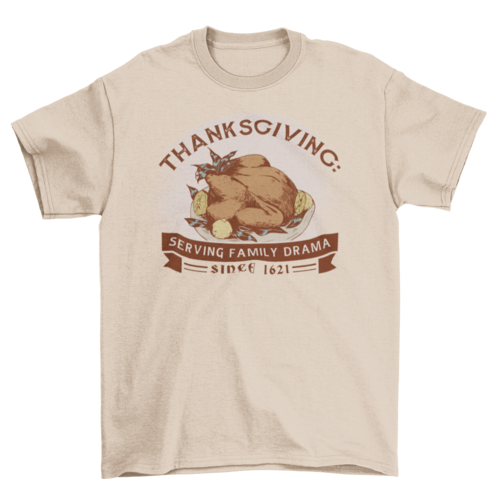 Anti-thanksgiving funny t-shirt LUNESCAPE