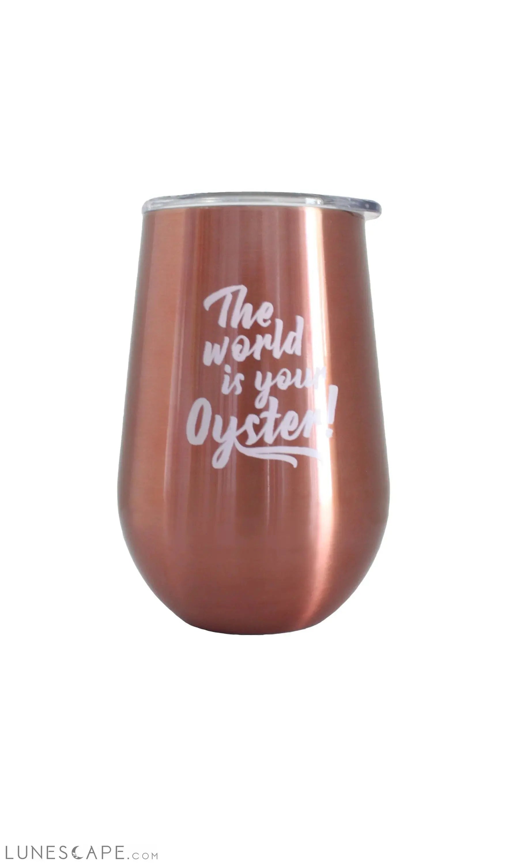 Wine Tumbler | Rose Gold - Travel Mug LUNESCAPE