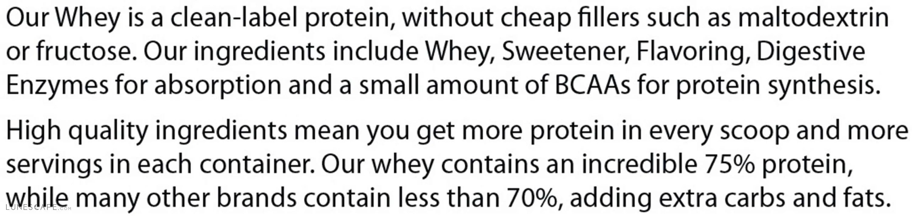 Absolute Whey - Vanilla LUNESCAPE
