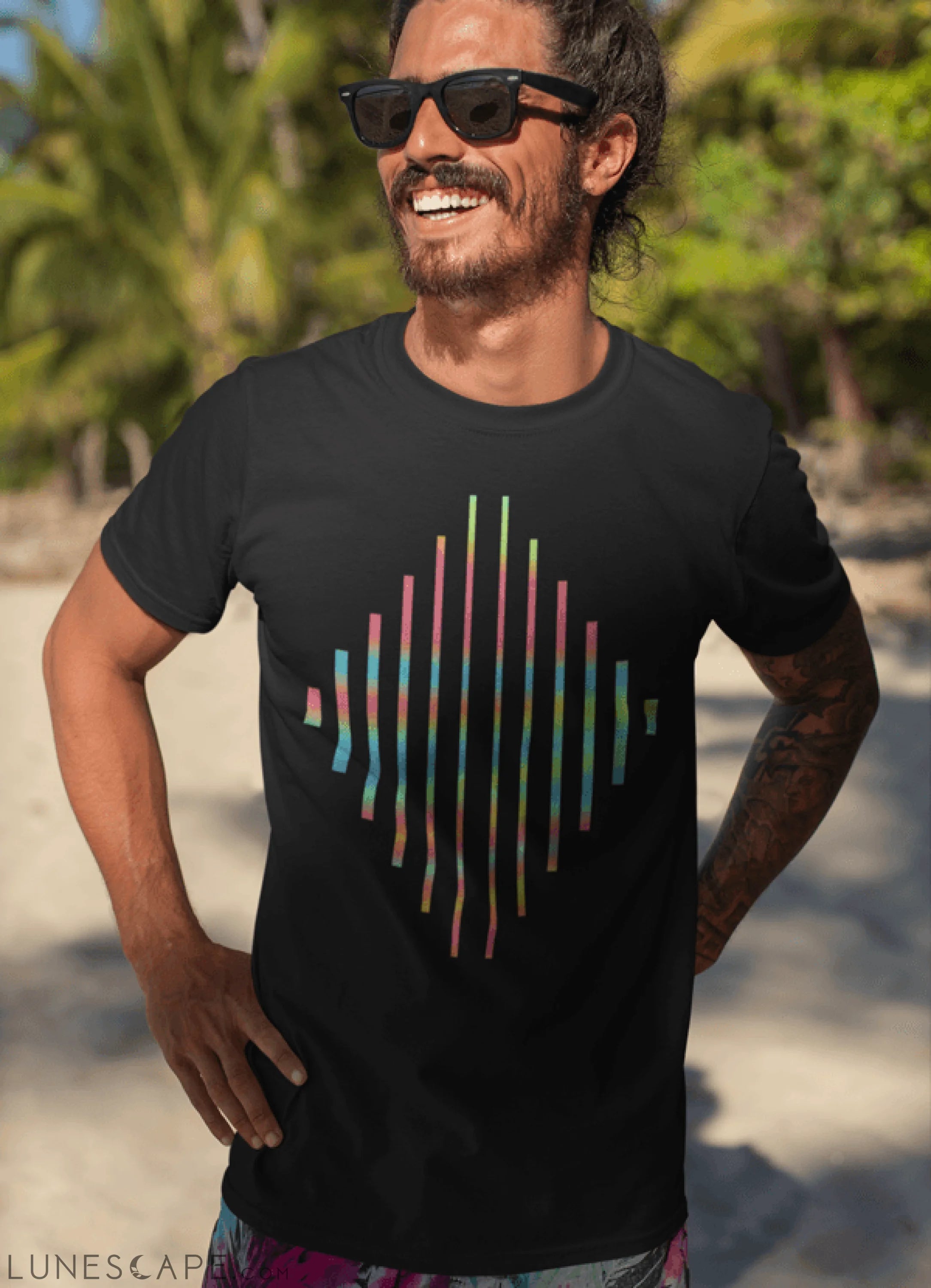 Abstraction Graphic Tee LUNESCAPE