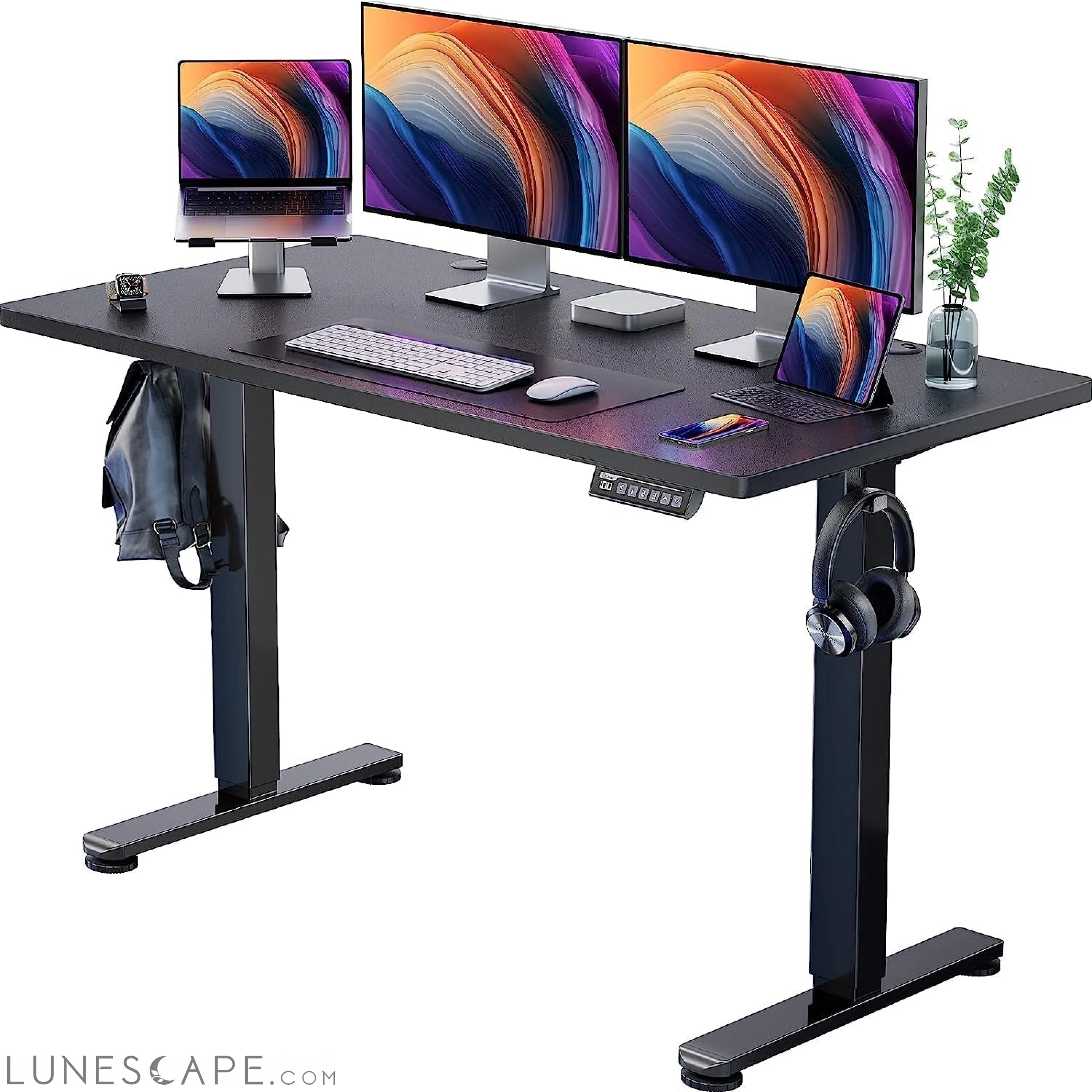 Adjustable Electric Standing Desk for Home Office LUNESCAPE