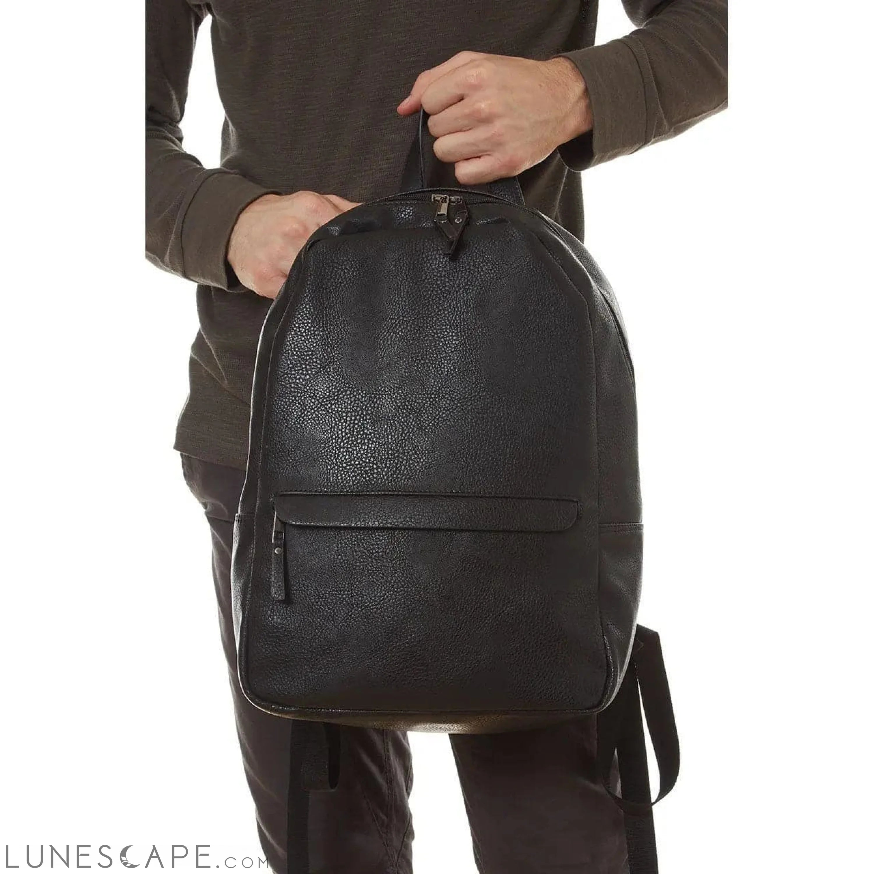 Adventure Backpack in Vegan Leather LUNESCAPE