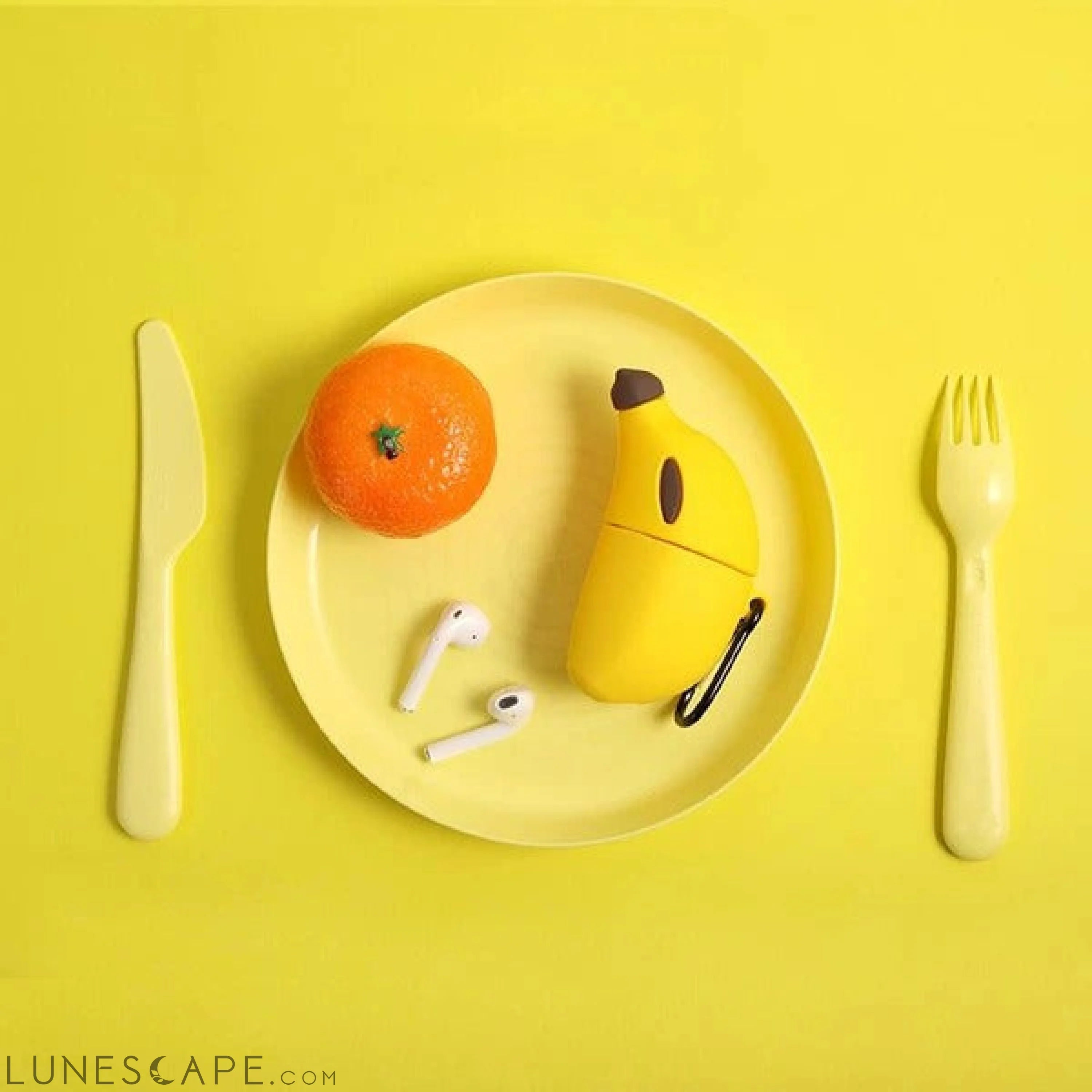AirPods Banana Silicone Case Cover LUNESCAPE