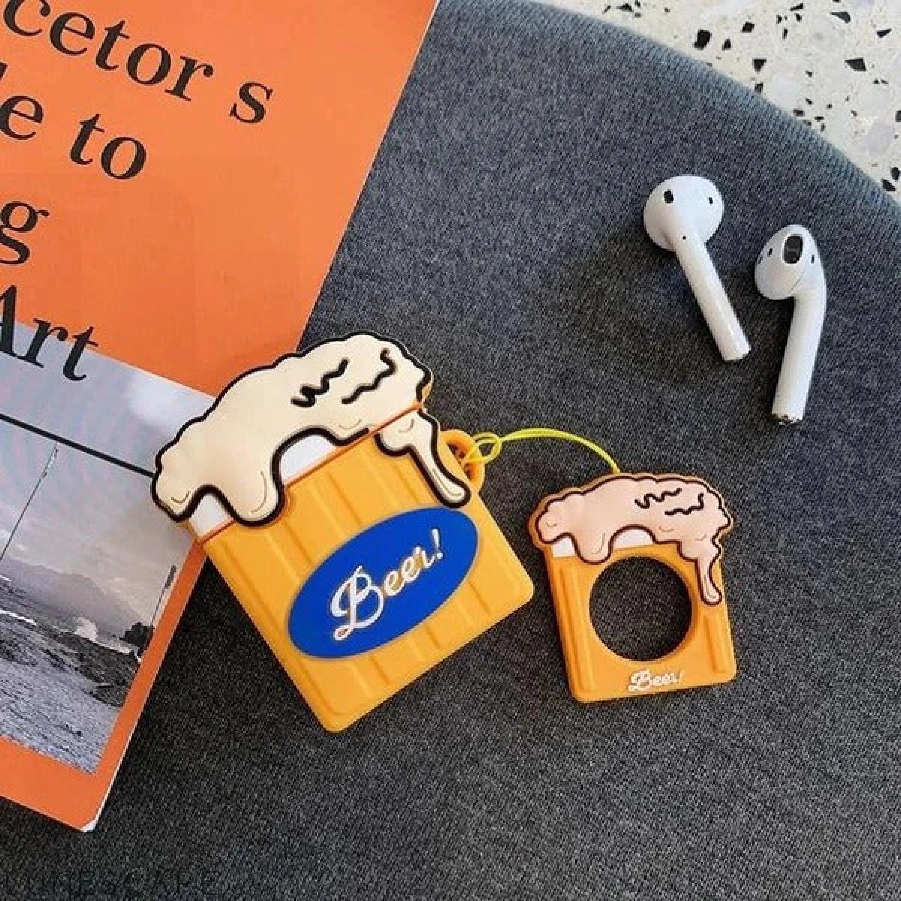 AirPods Beer Silicone Case Cover LUNESCAPE