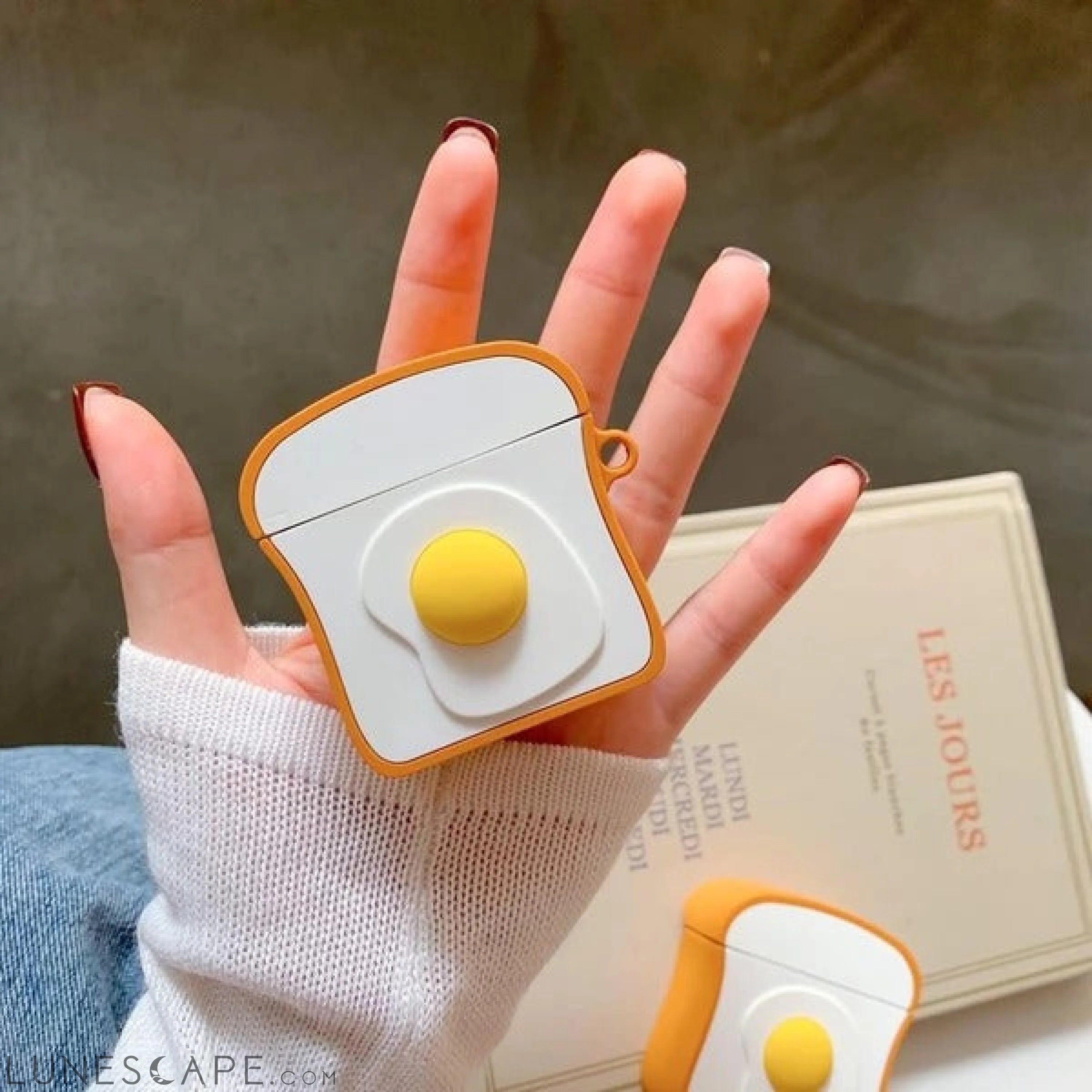 AirPods Fried Egg Silicone Case Cover LUNESCAPE