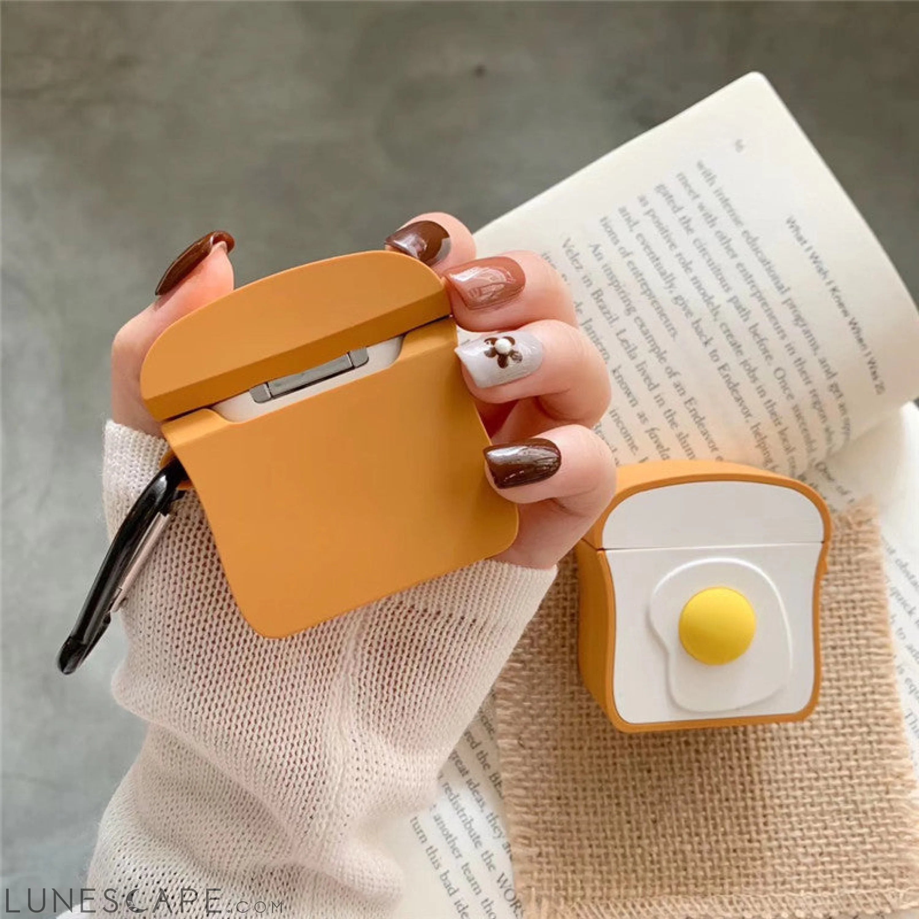 AirPods Fried Egg Silicone Case Cover LUNESCAPE