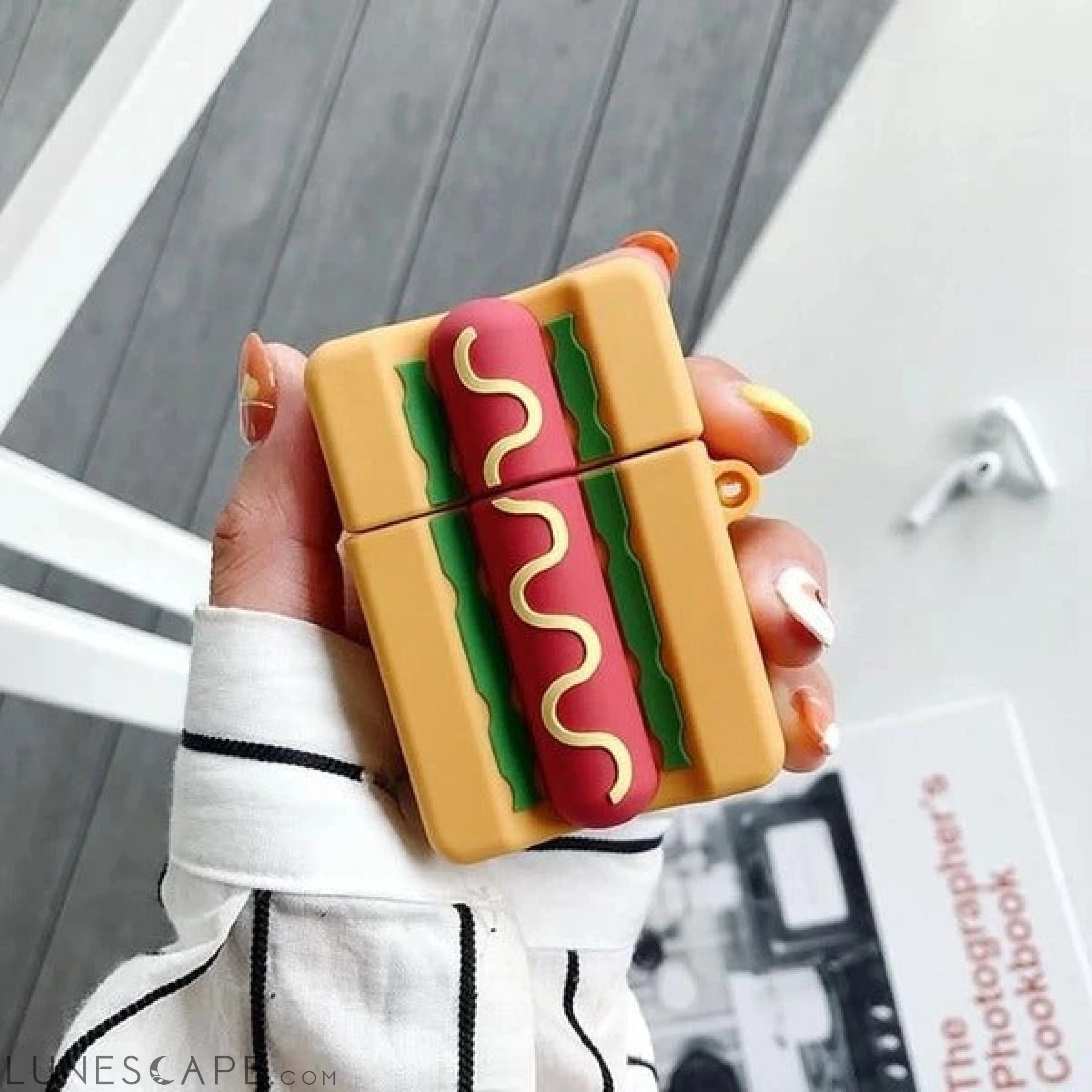 AirPods Hot Dog Silicone Case Cover LUNESCAPE