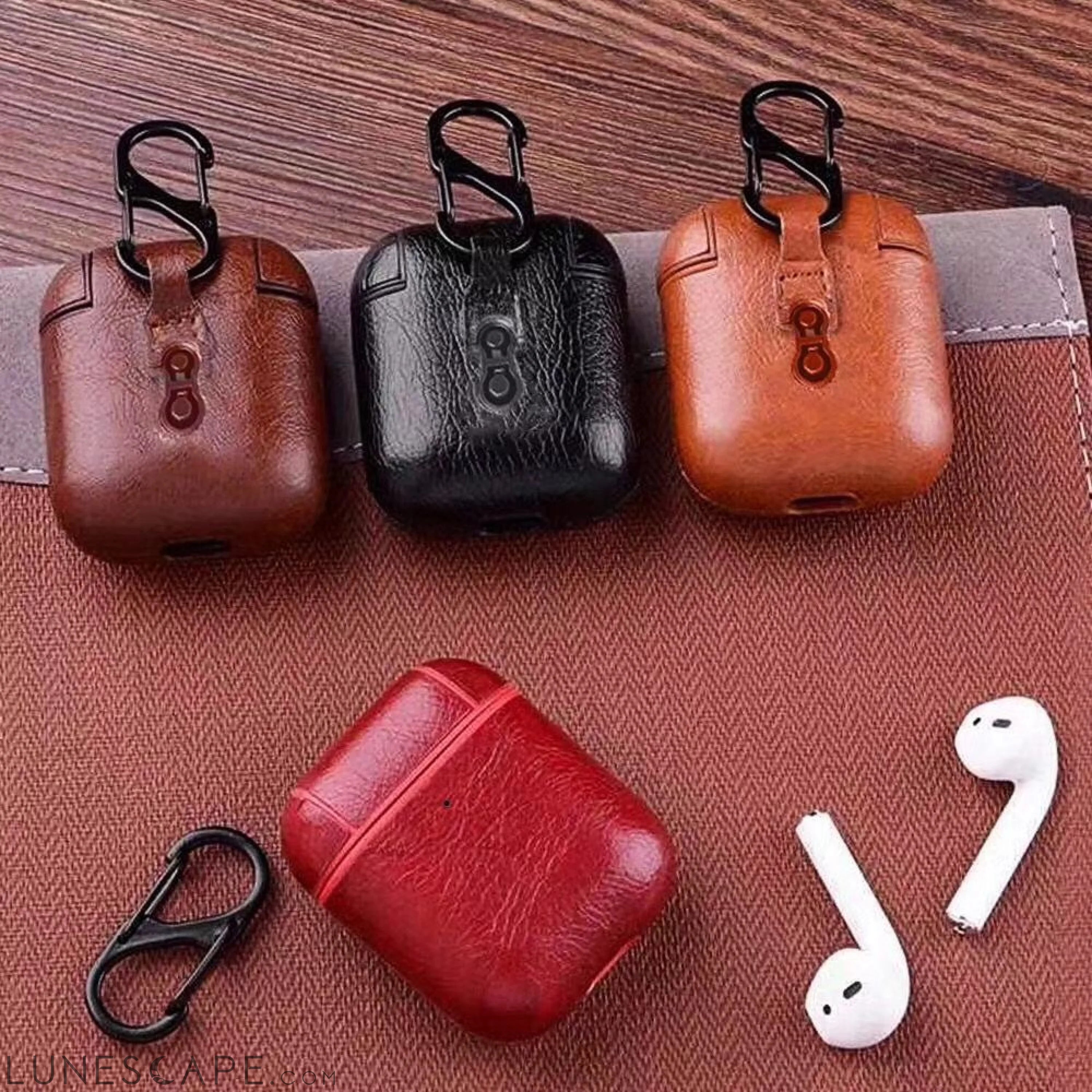 AirPods Pro Leather Case Cover LUNESCAPE