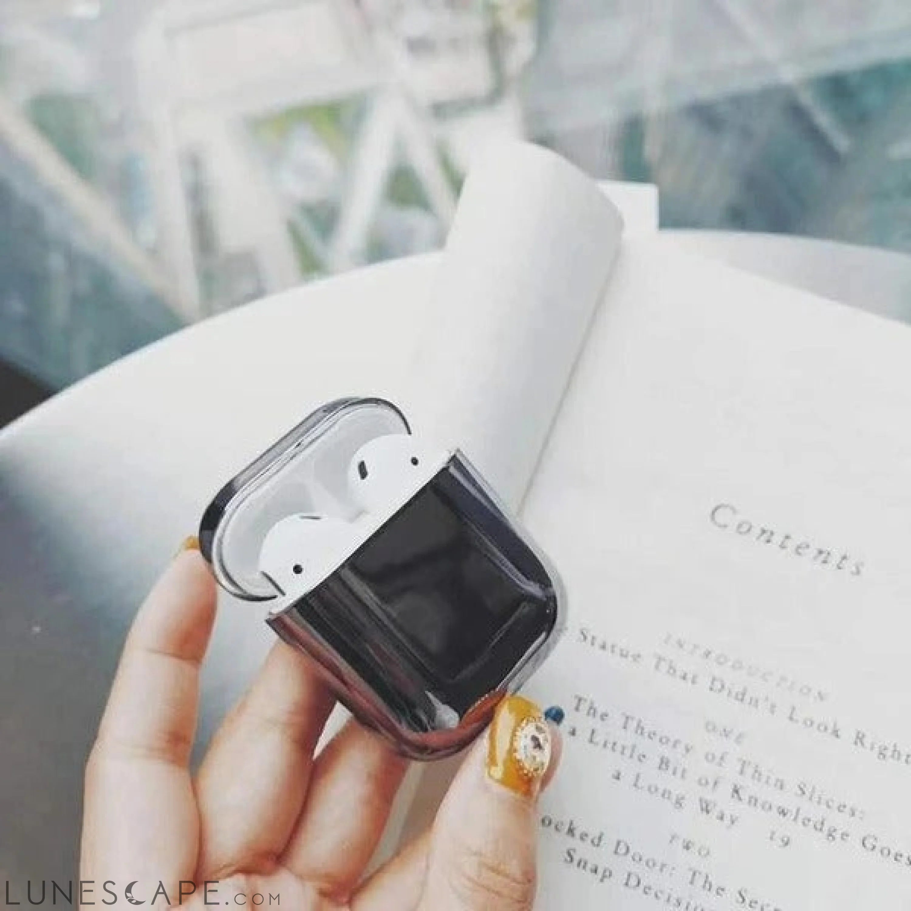 AirPods Shockproof Mirror Case Cover LUNESCAPE