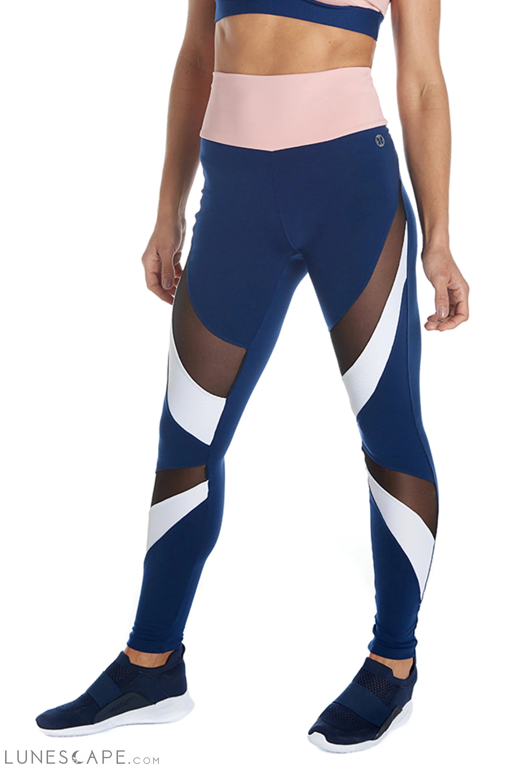 Allure Navy High Rise Legging LUNESCAPE