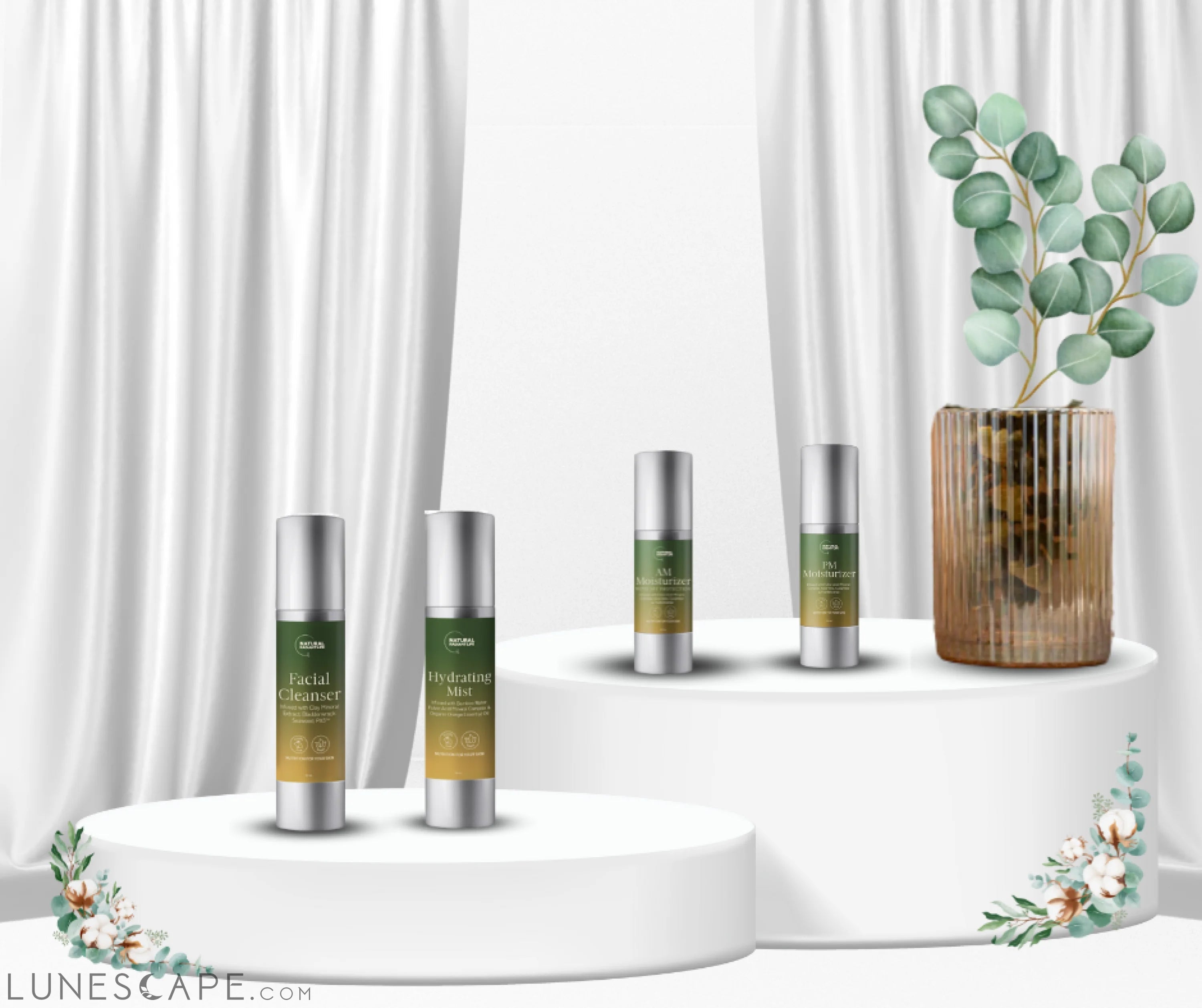 AM/PM Skincare Set  - Simple Radiance LUNESCAPE