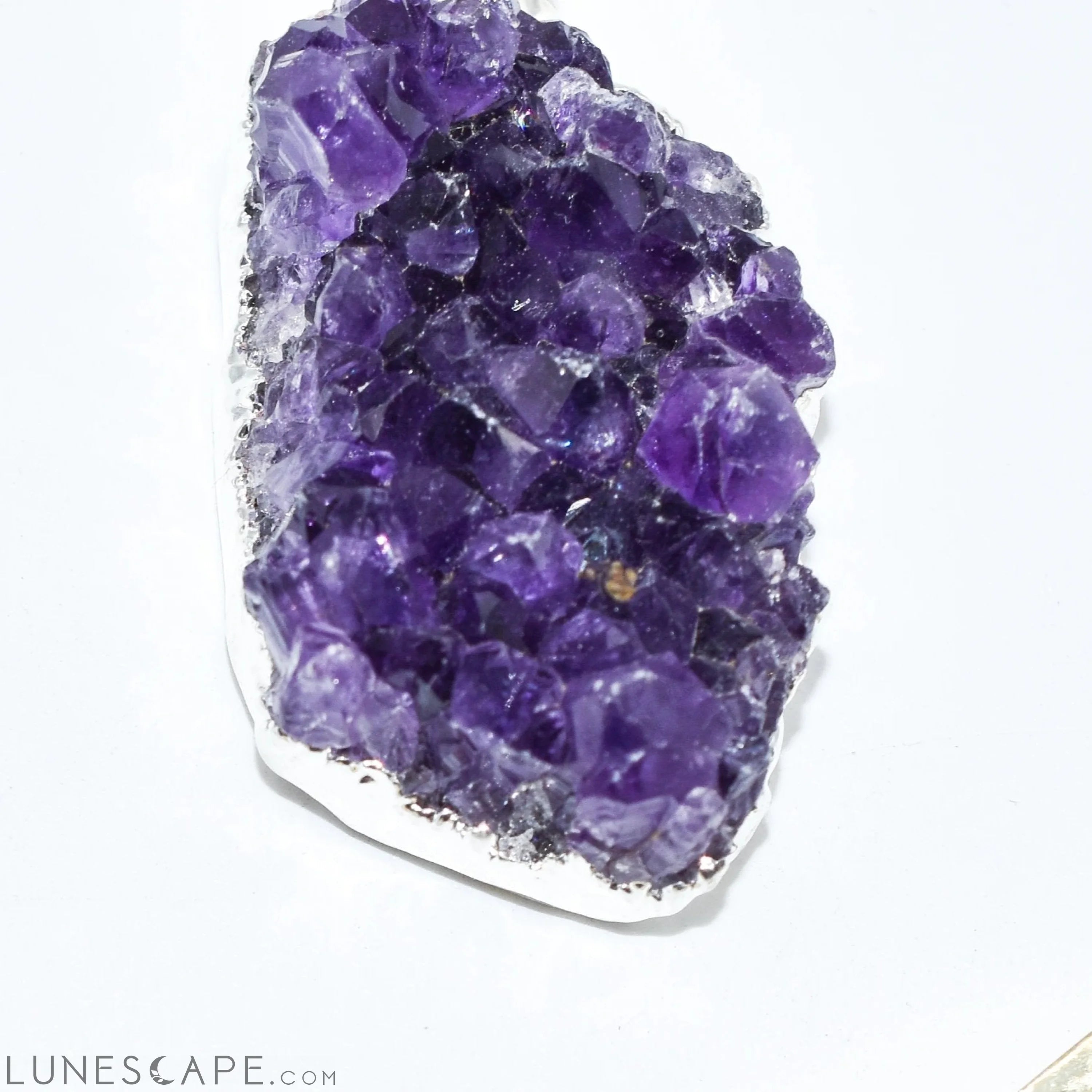 Amethyst Druzy Pendant LUNESCAPE