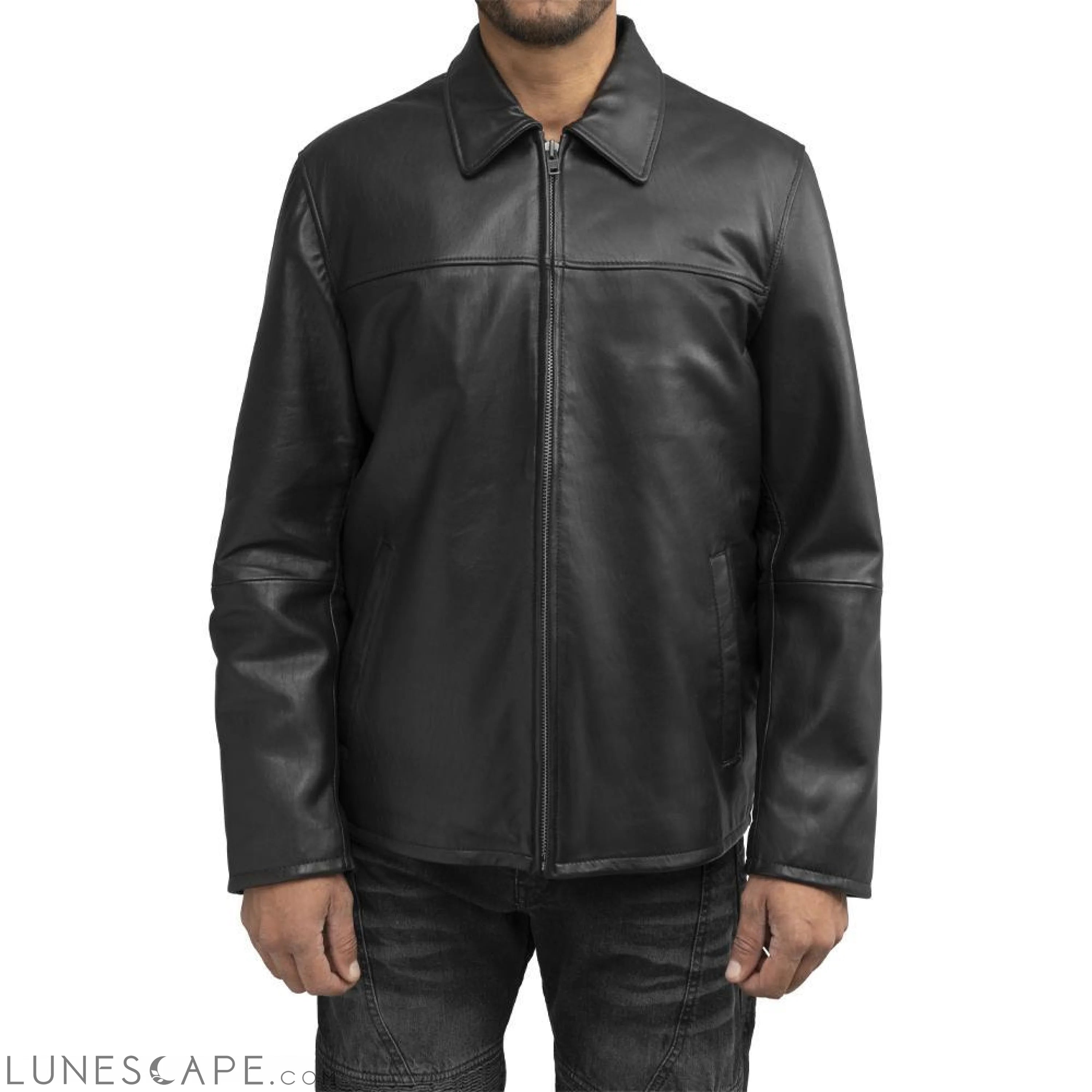 Anderson Mens Leather Jacket LUNESCAPE