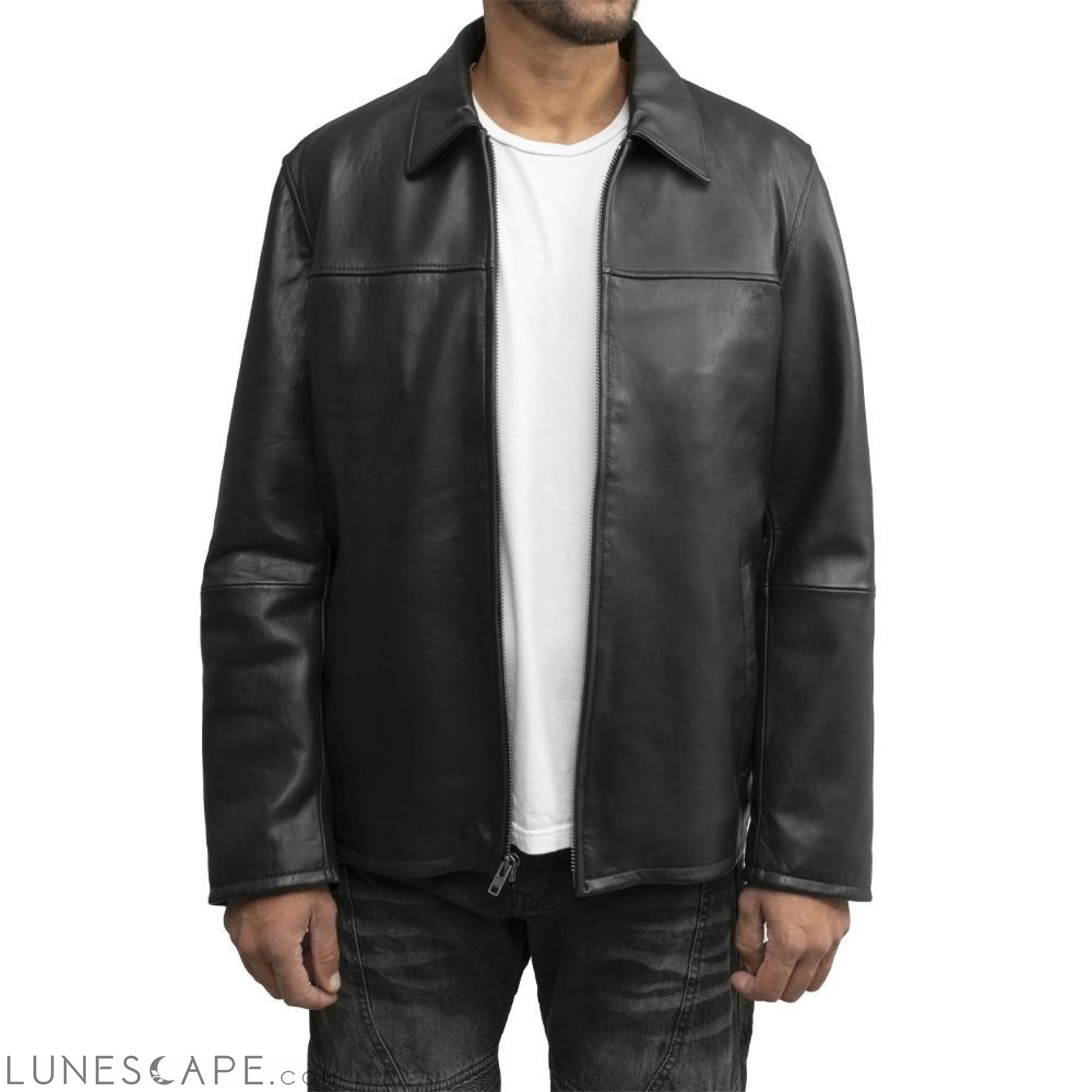 Anderson Mens Leather Jacket LUNESCAPE