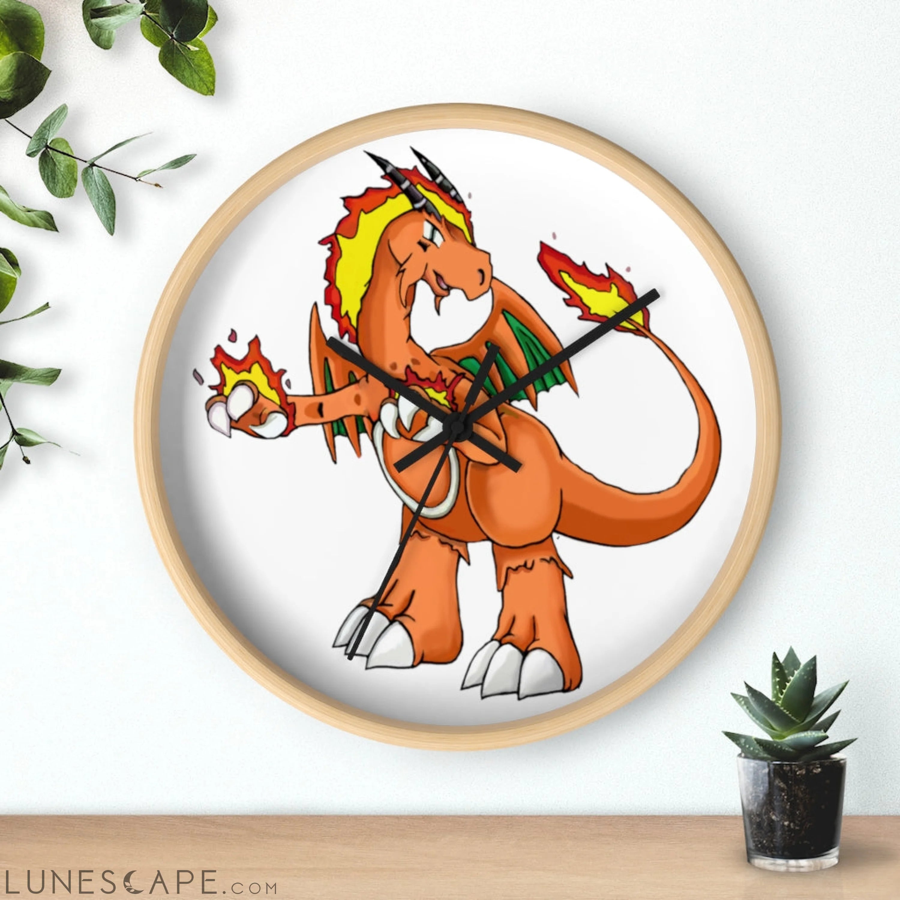 Angetiron Wall clock LUNESCAPE