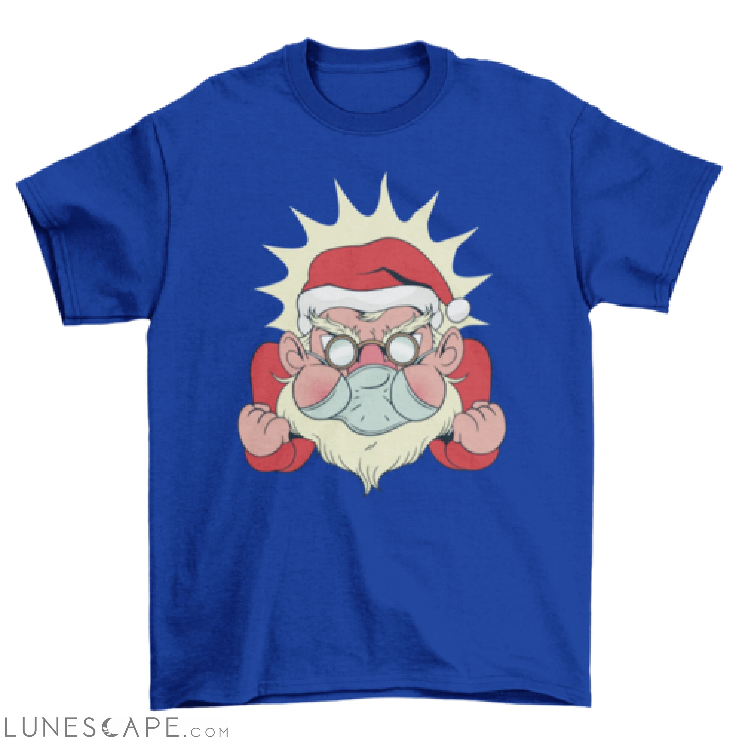 Angry santa facemask t-shirt LUNESCAPE