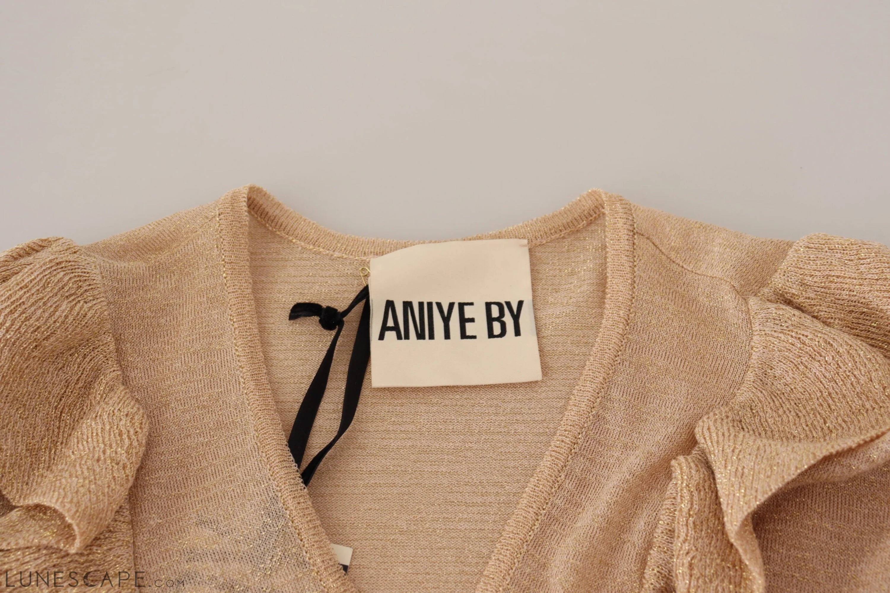 Aniye By Chic Beige Long Sleeve Open Front Cardigan LUNESCAPE