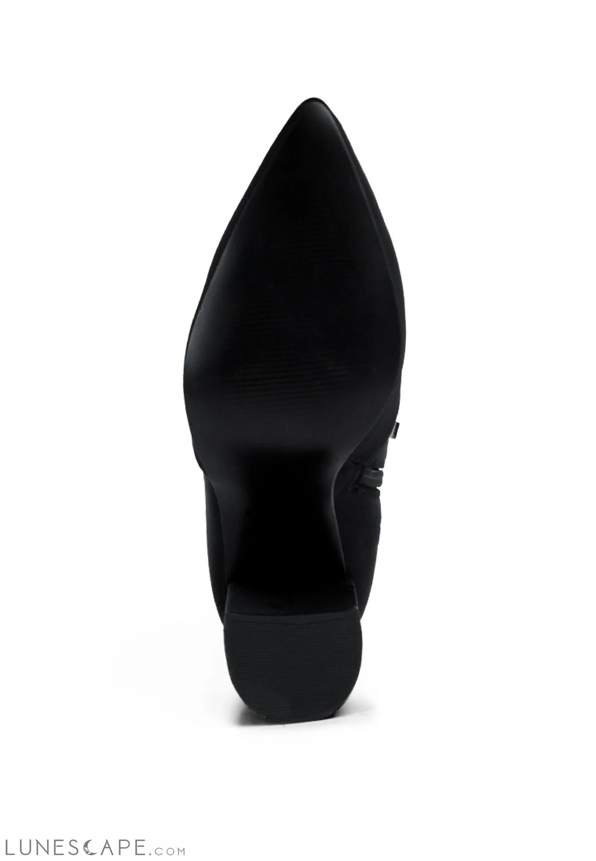 Ankle Lycra Block Heeled Boots LUNESCAPE