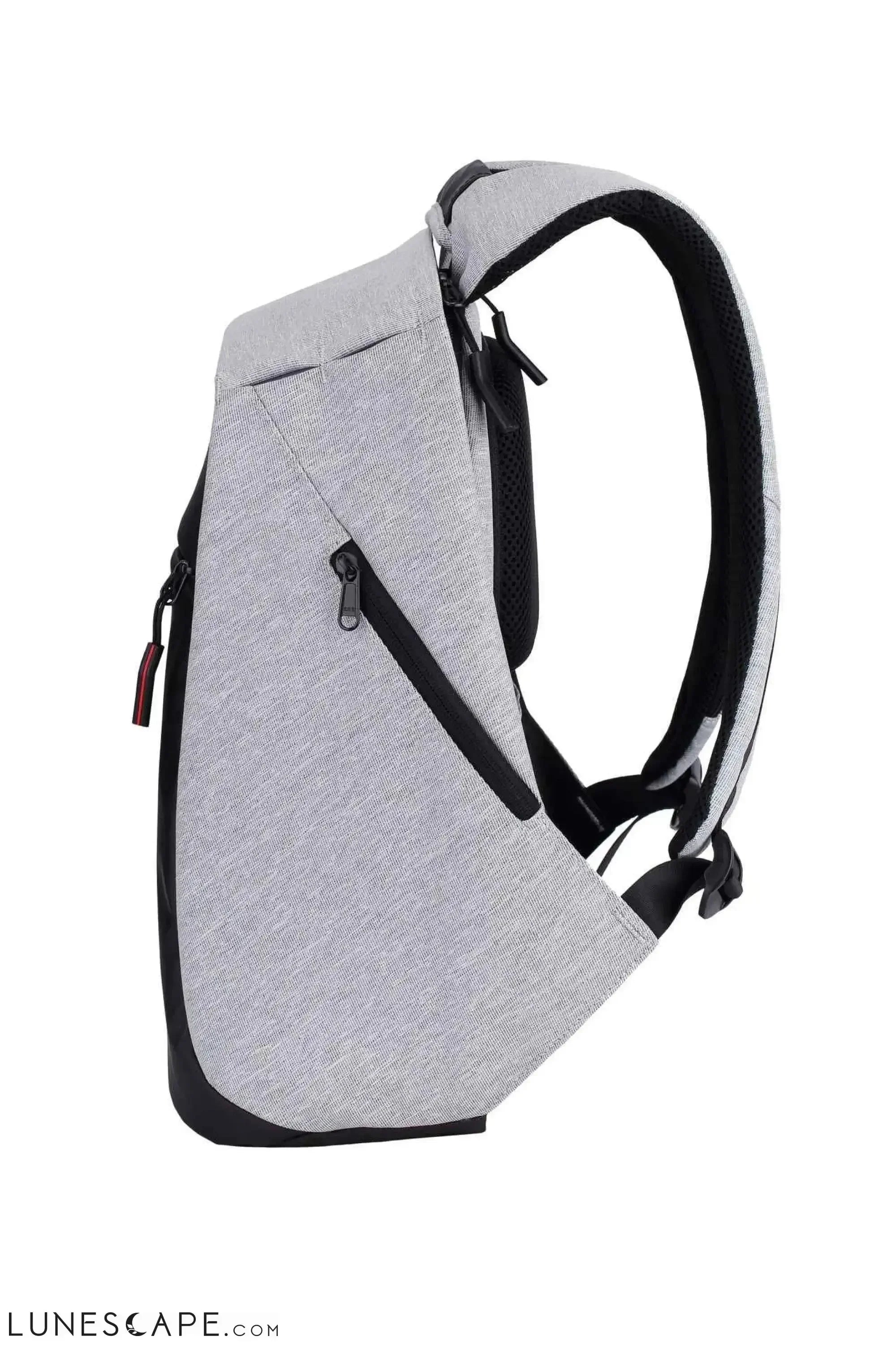 Anti-Theft Laptop Backpack (Grey/Black) - RUIGOR LUNESCAPE