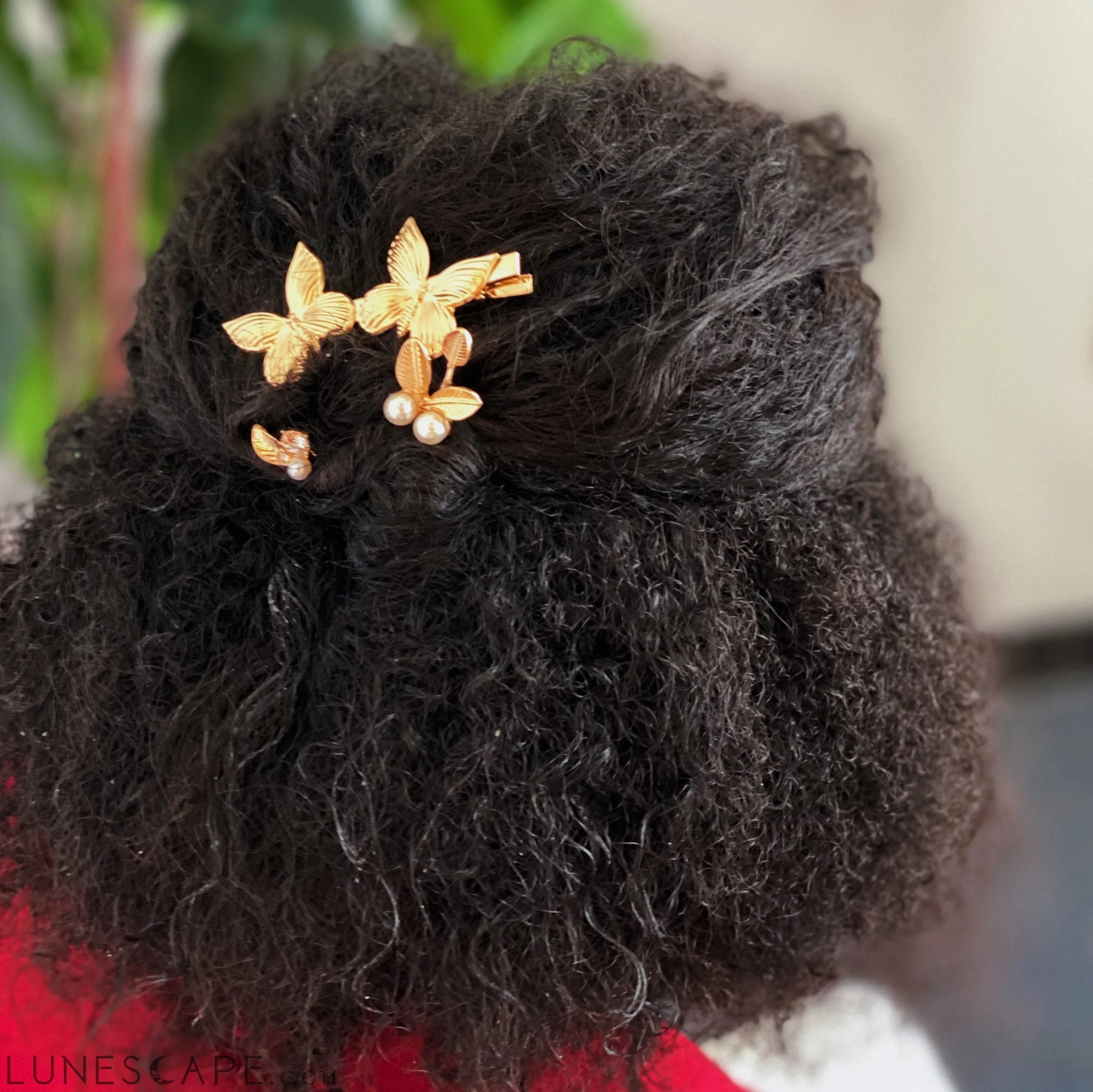 Antique Garden Hair Clip Set LUNESCAPE