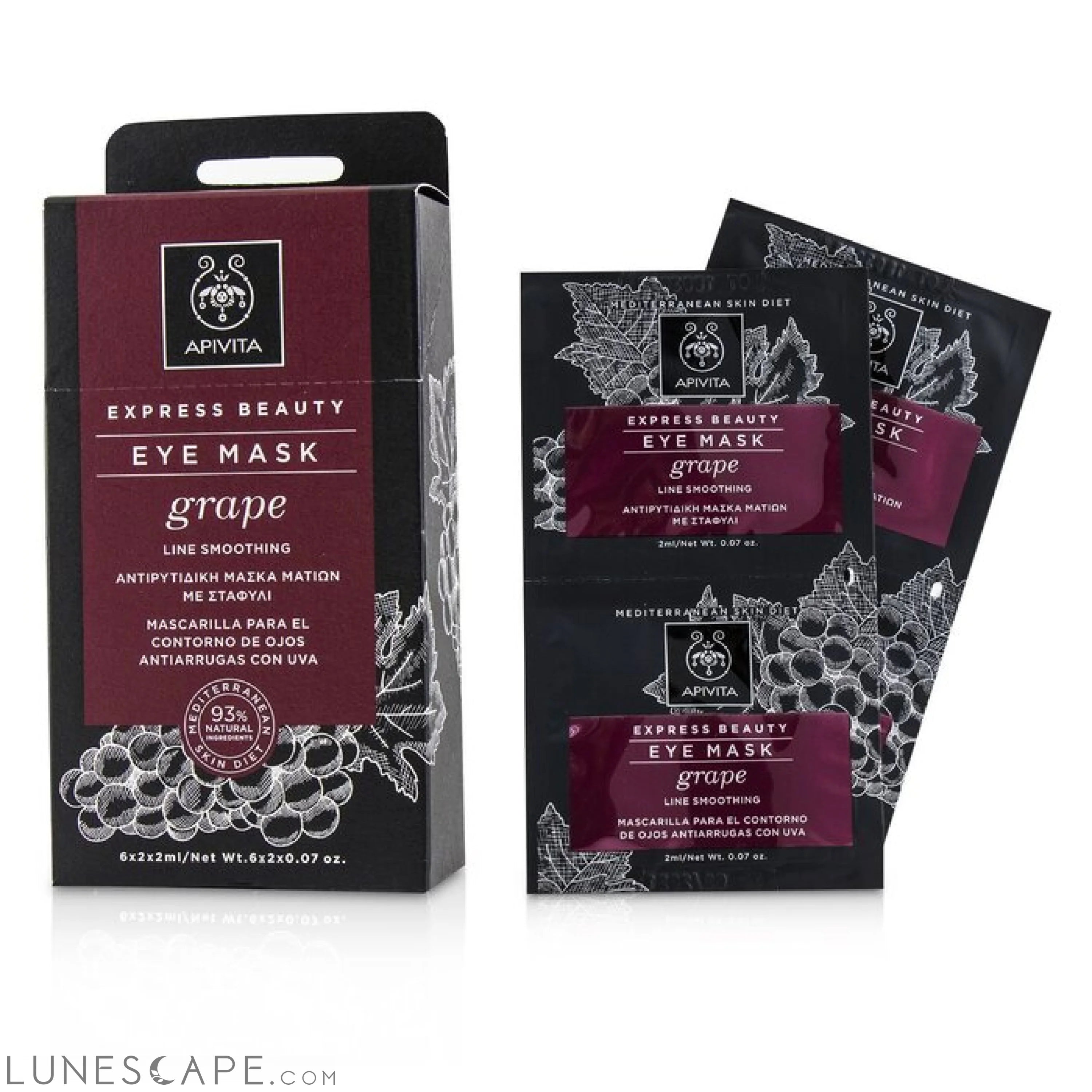 APIVITA - Express Beauty Eye Mask With Grape (Line Smoothing) LUNESCAPE