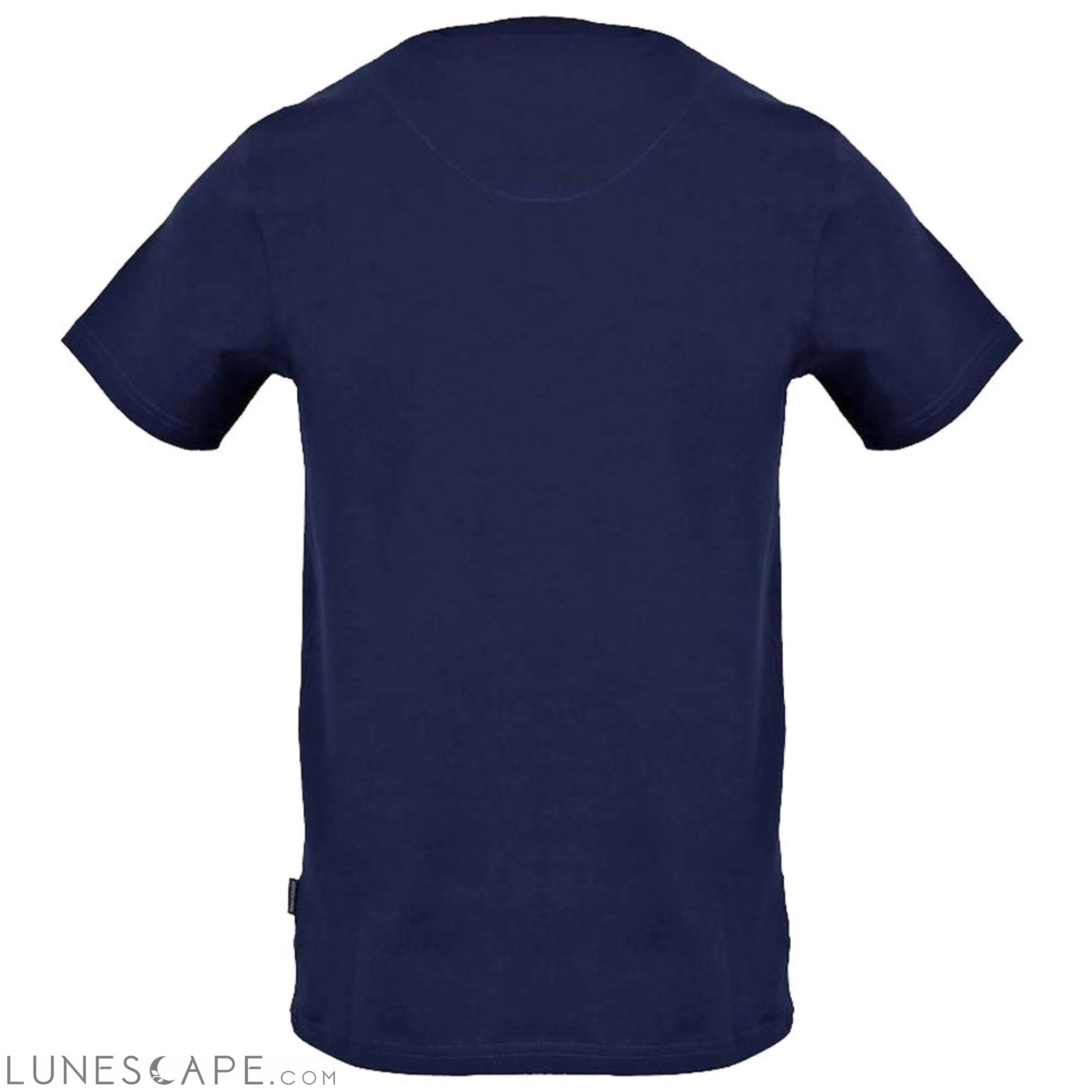 Aquascutum Blue Cotton Men's T-Shirt LUNESCAPE