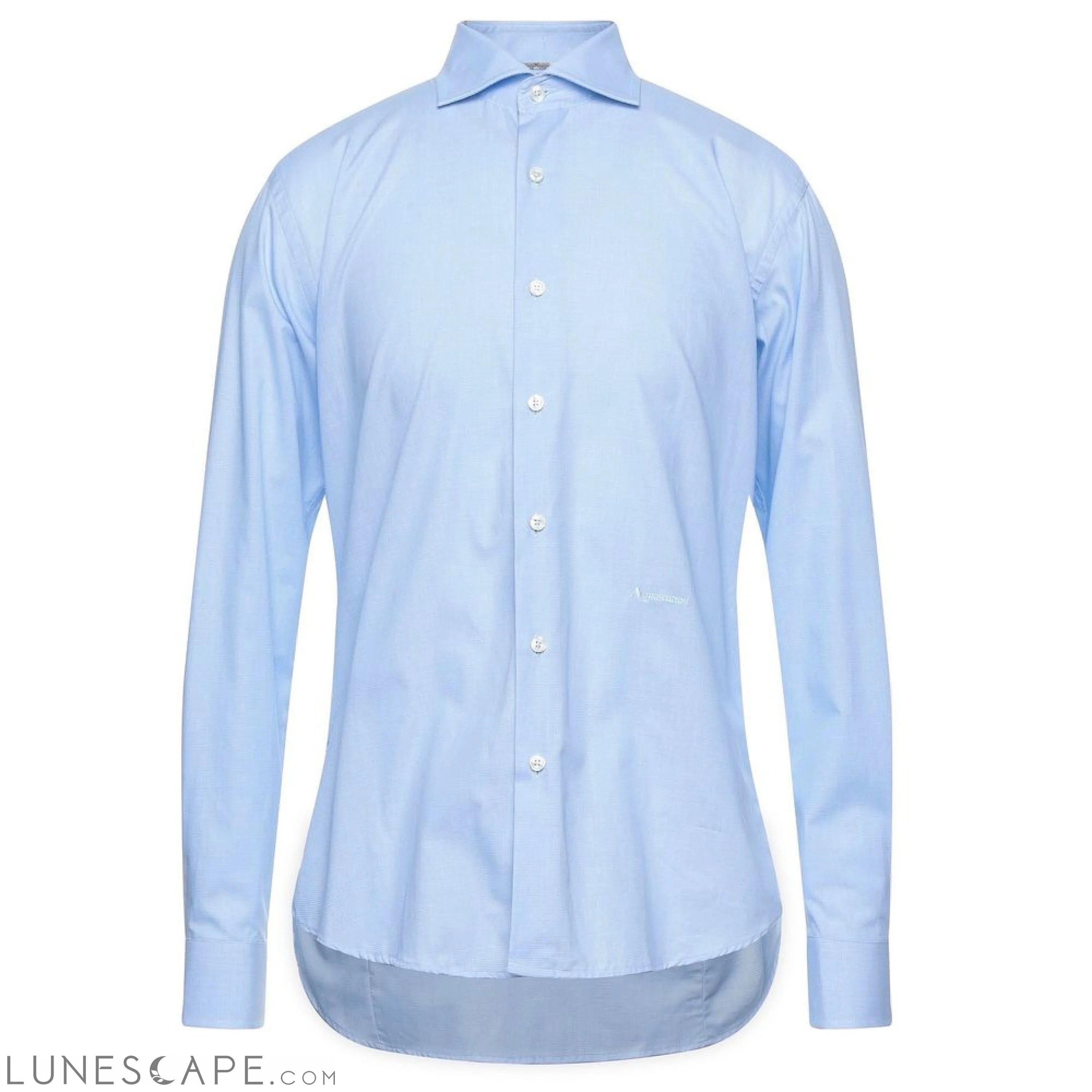 Aquascutum Chic Light Blue Oxford Cotton Shirt LUNESCAPE