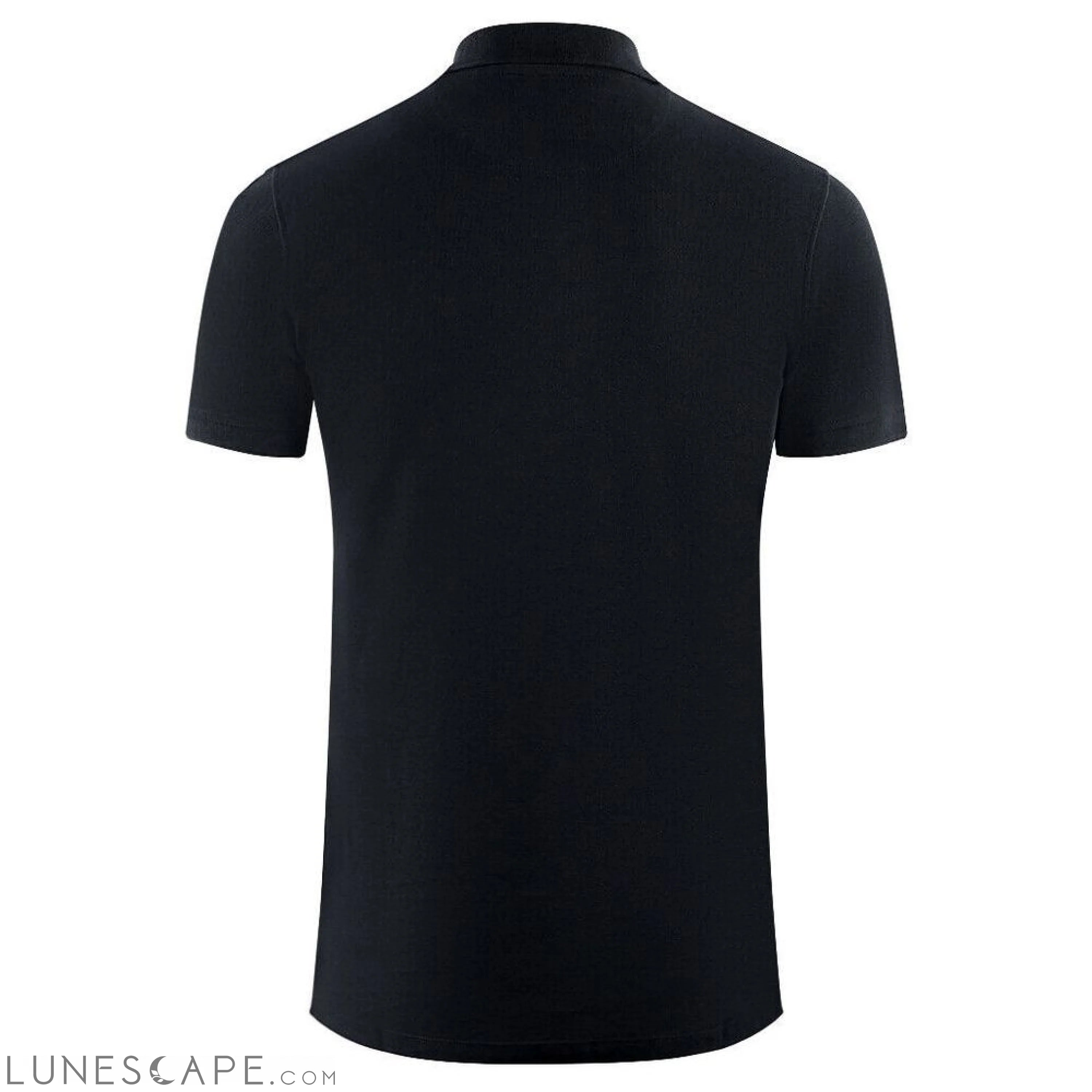 Aquascutum Elegant Contrast Logo Cotton Polo Shirt LUNESCAPE