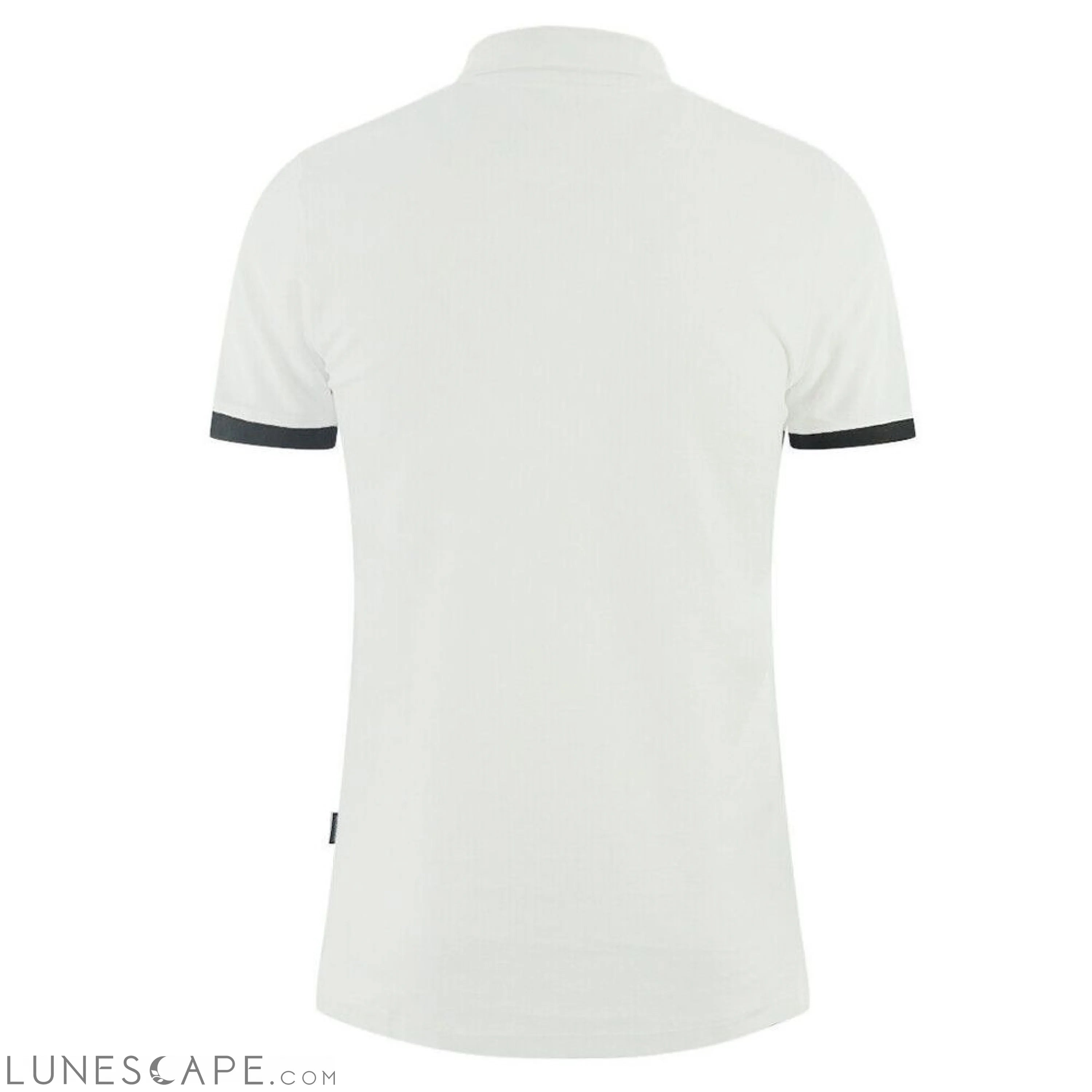 Aquascutum Elegant Cotton Polo with Signature Details LUNESCAPE