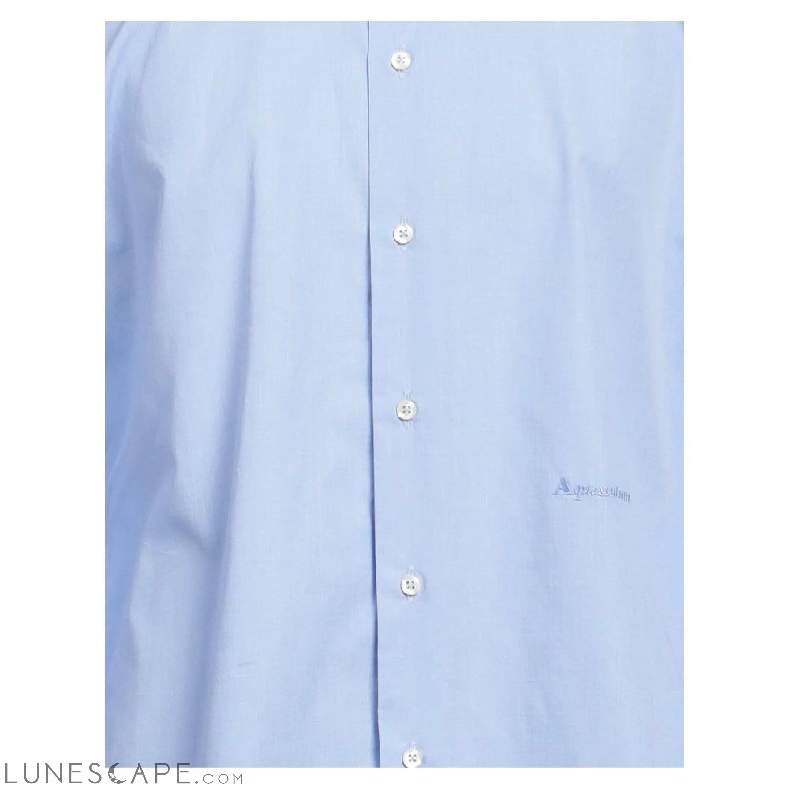 Aquascutum Elegant Cotton Shirt with Iconic Embroidery LUNESCAPE