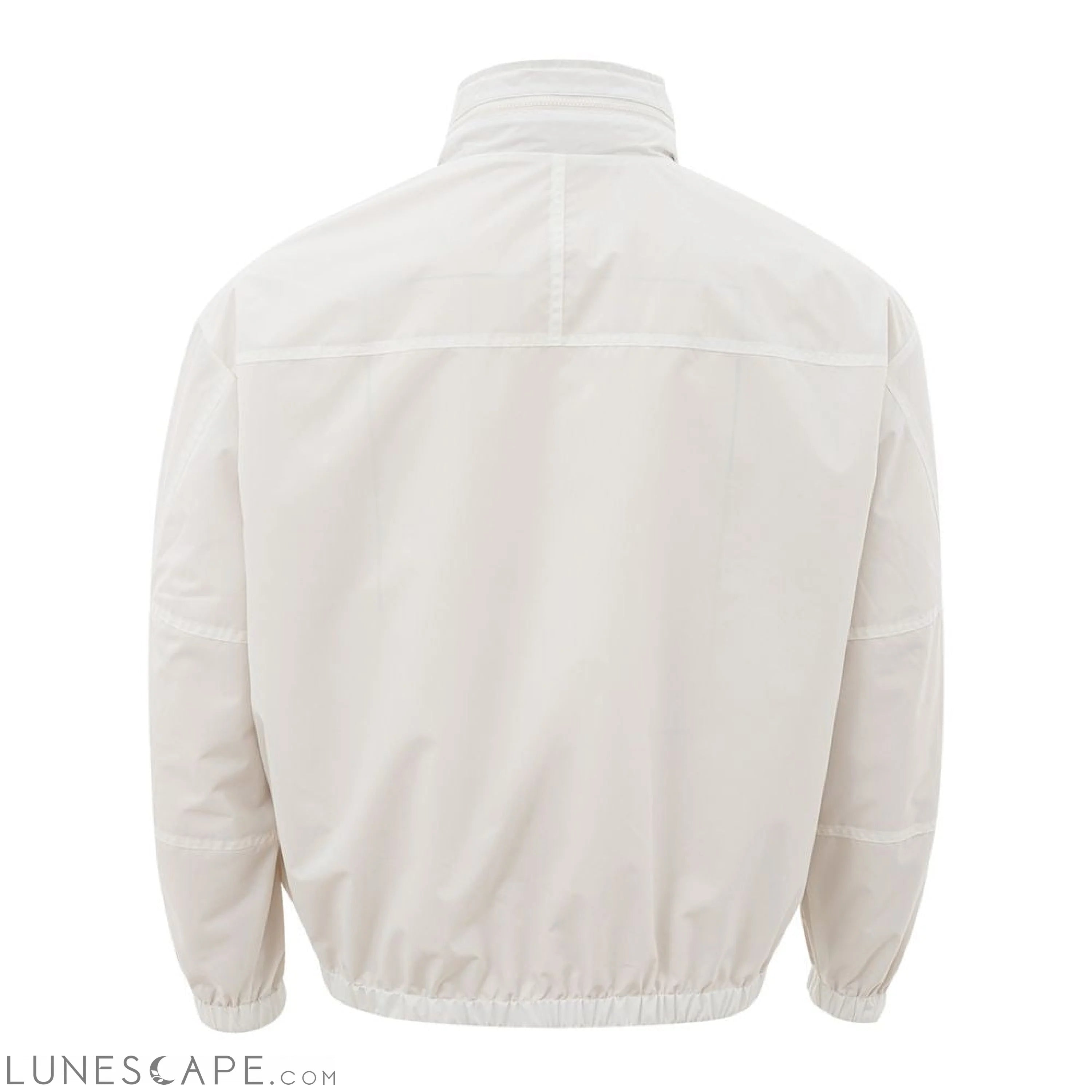 Armani Exchange Beige Polyamide Jacket for the Modern Man LUNESCAPE