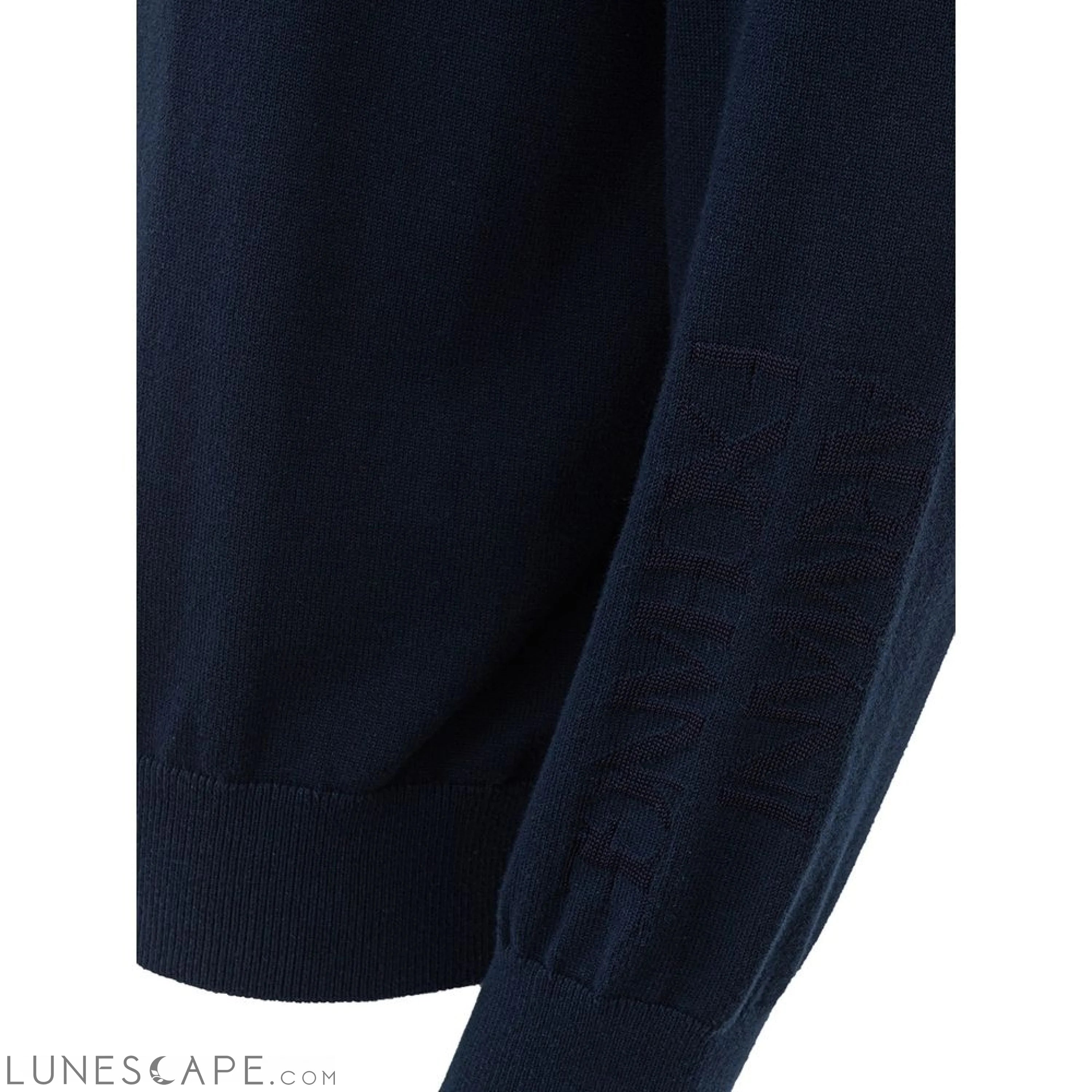 Armani Exchange Blue Cotton Sweater LUNESCAPE