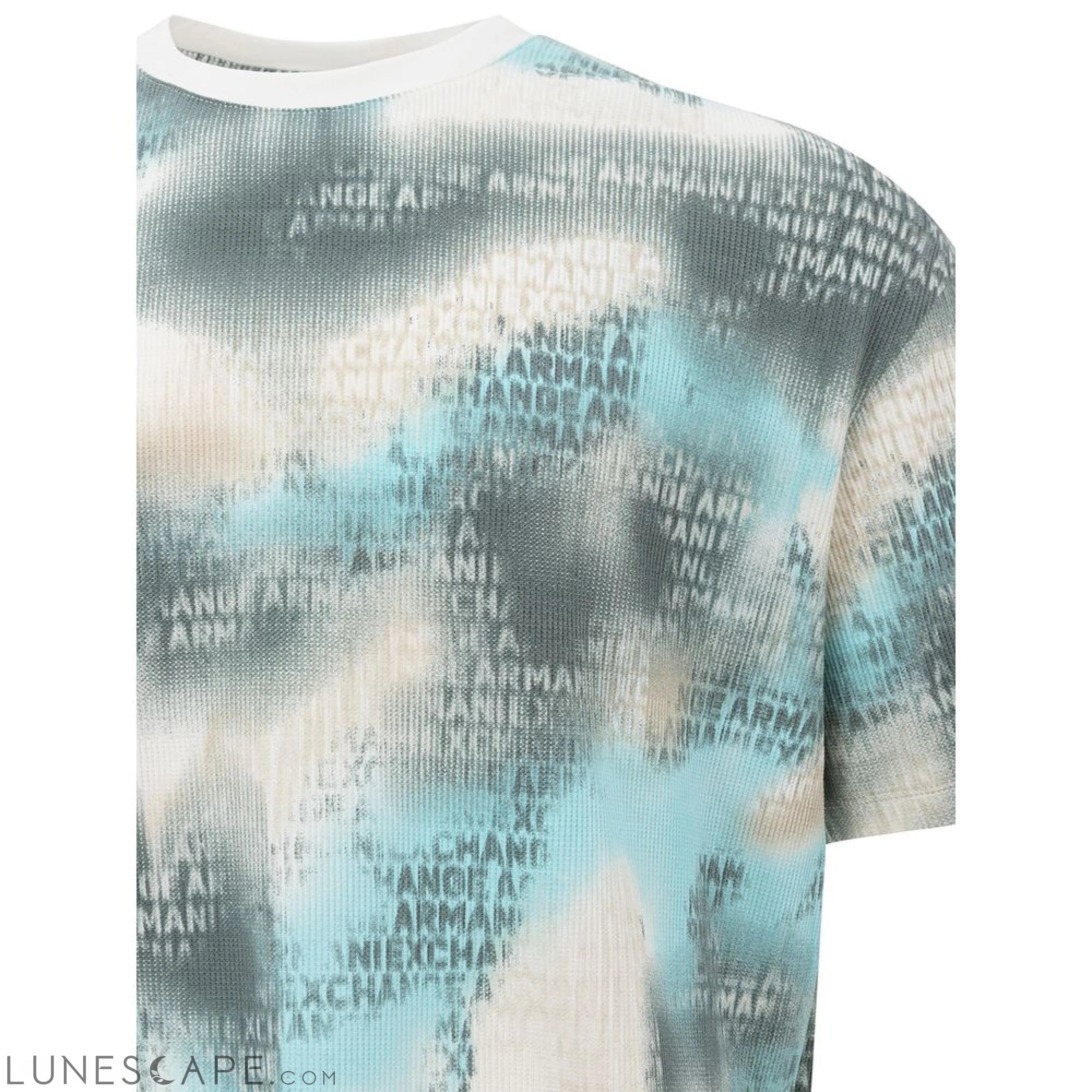 Armani Exchange Chic Multicolor Cotton Tee for Men LUNESCAPE