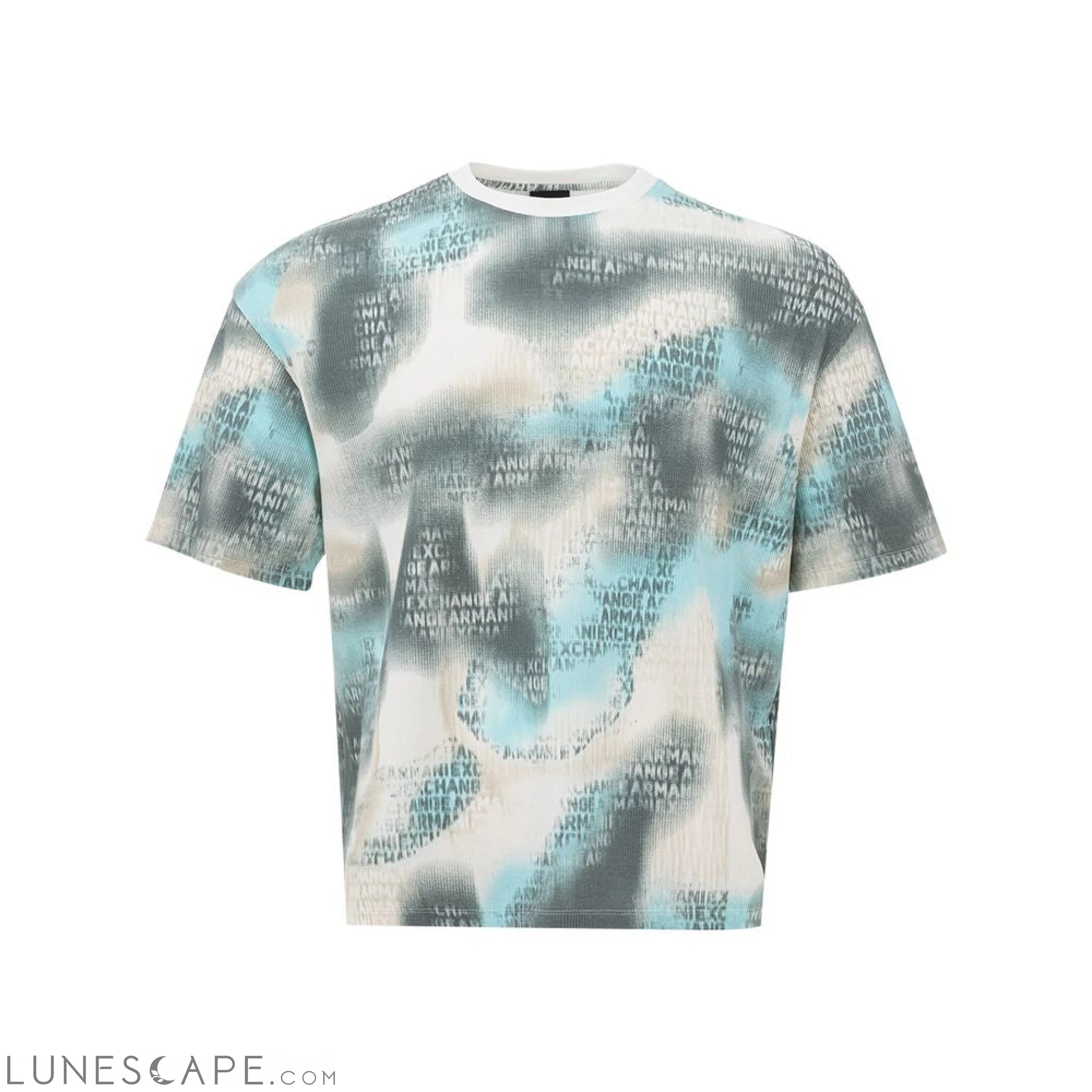 Armani Exchange Chic Multicolor Cotton Tee for Men LUNESCAPE