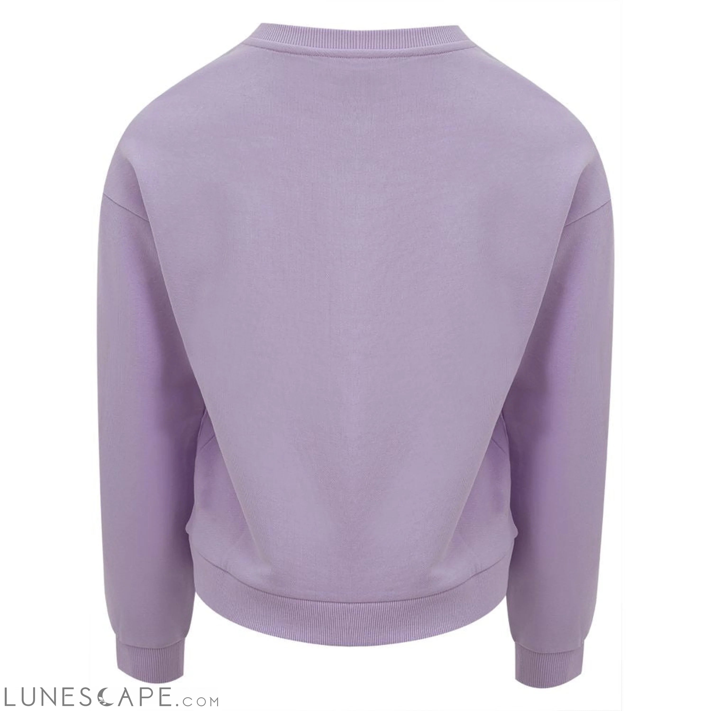 Armani Exchange Chic Purple Cotton Sweater for Women LUNESCAPE